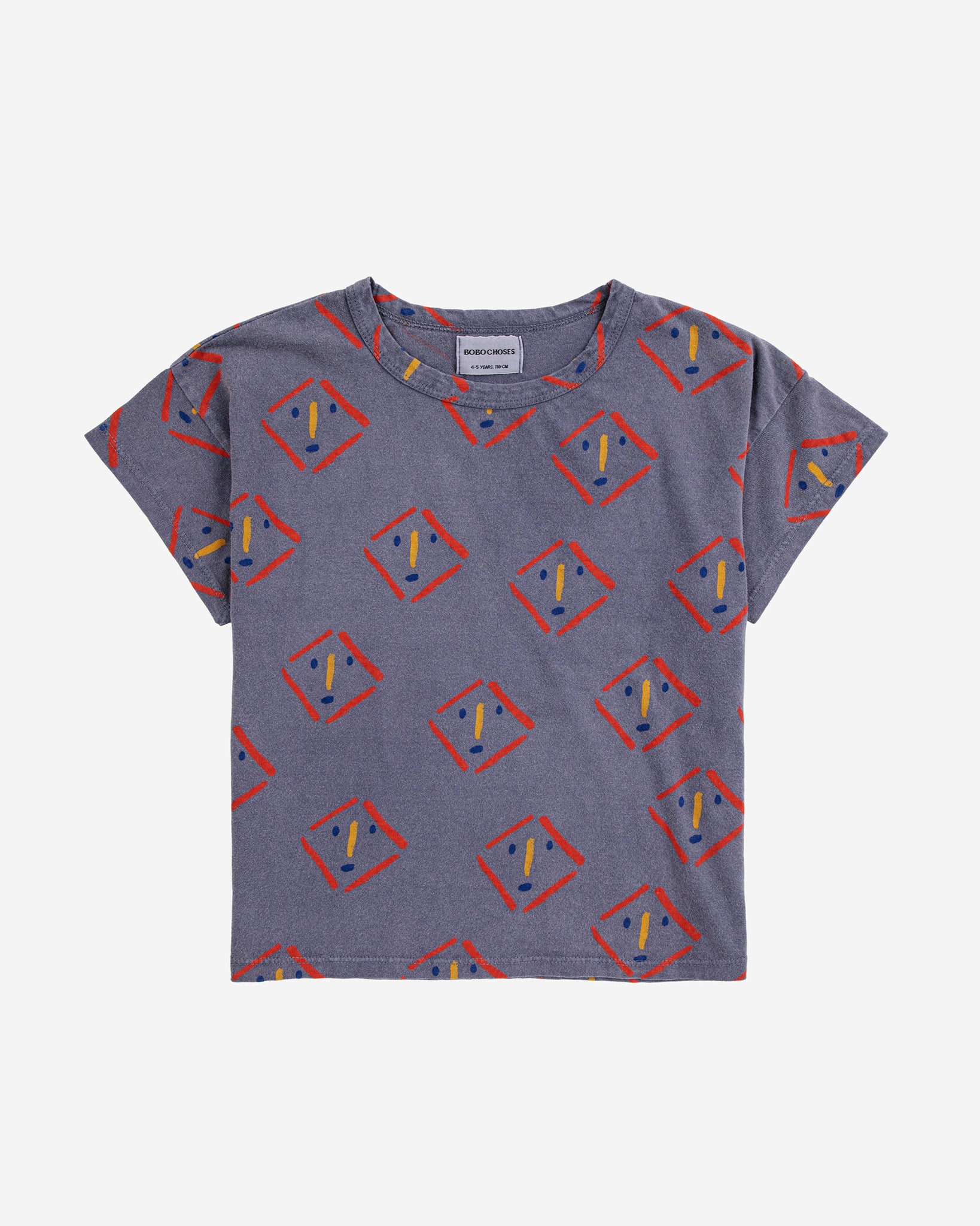 Bobo Choses Masks all over T-Shirt
