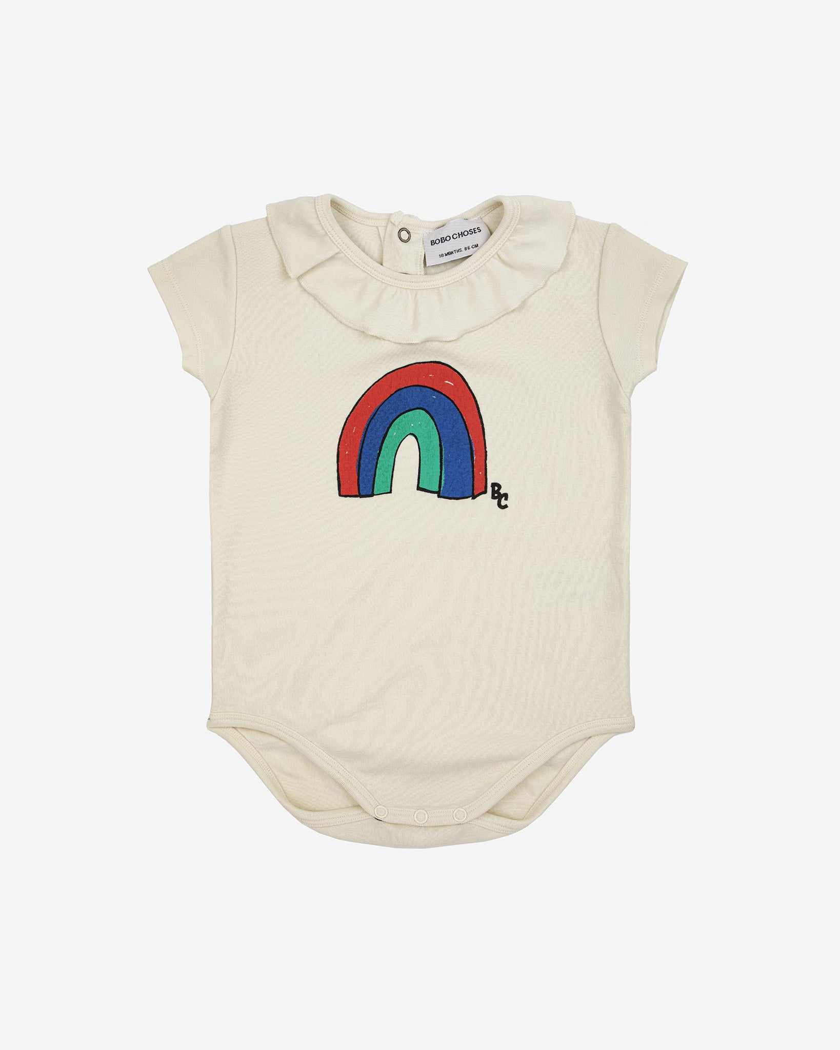 Bobo Choses Baby Rainbow Ruffle Collar Body