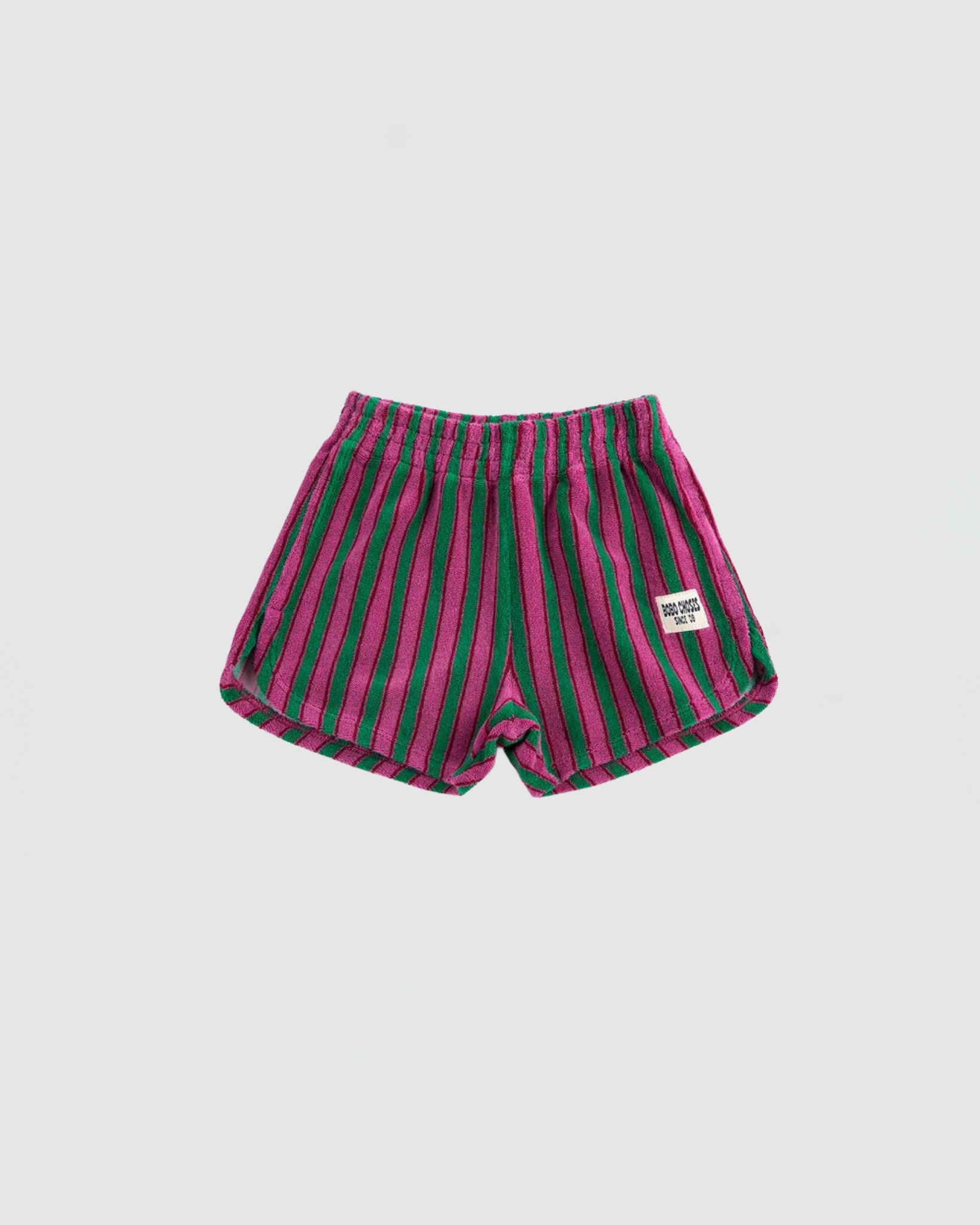 Bobo Choses Striped Terry Cloth Shorts