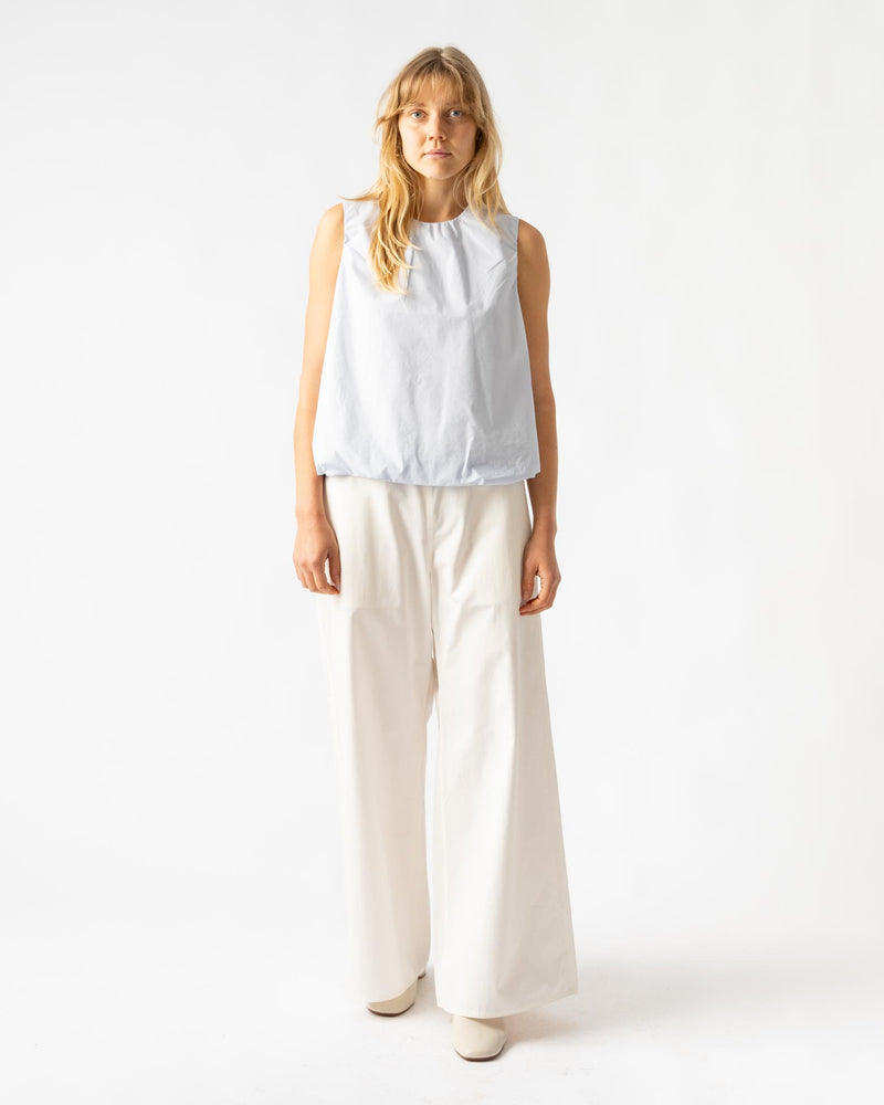 Sofie D'Hoore Boom Cropped Top in Woven Waterfall/Ivory