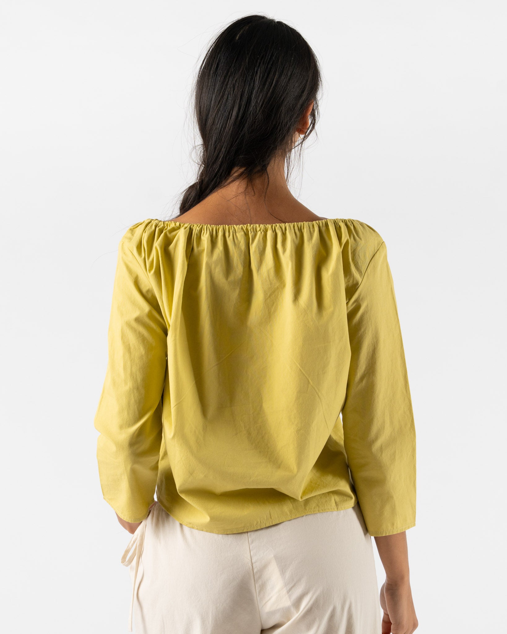 Brooke Callahan Scoop Top in Yellow