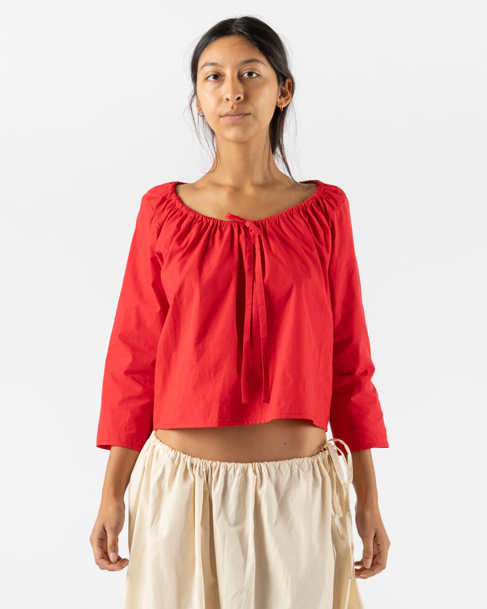 Brooke Callahan Scoop Top in Red