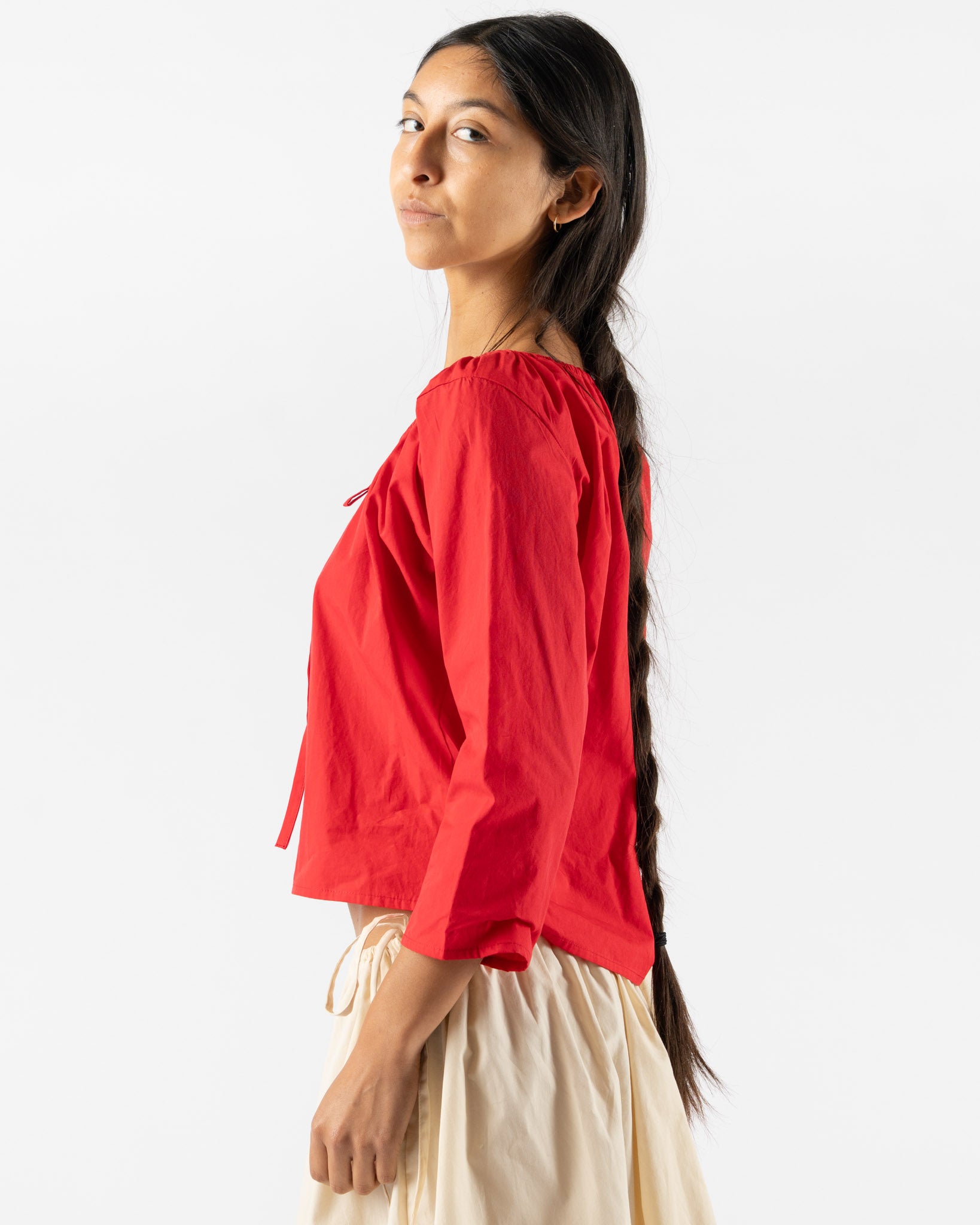 Brooke Callahan Scoop Top in Red