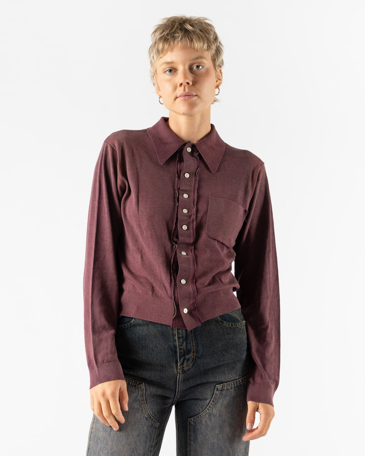 Camiel Fortgens 70s Cadrigan in Fade Out Purple Curated at Jake 