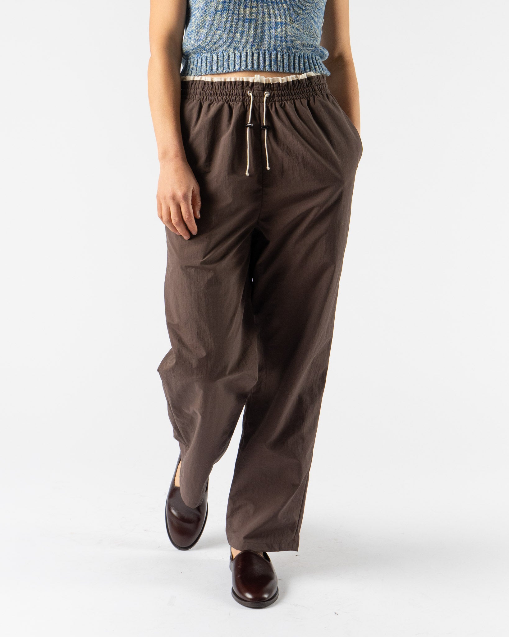 Camiel Fortgens Sweat Pants Tech in Brown