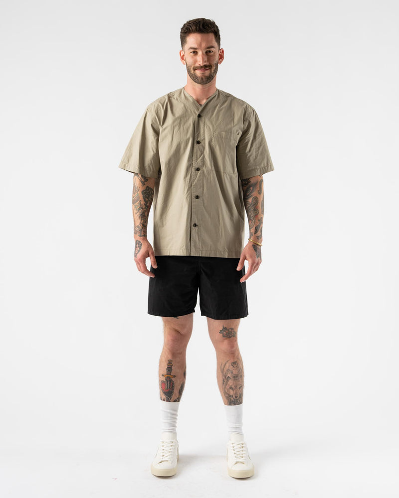 Norse Projects Erwin Typewriter Short Sleeve Shirt in Clay