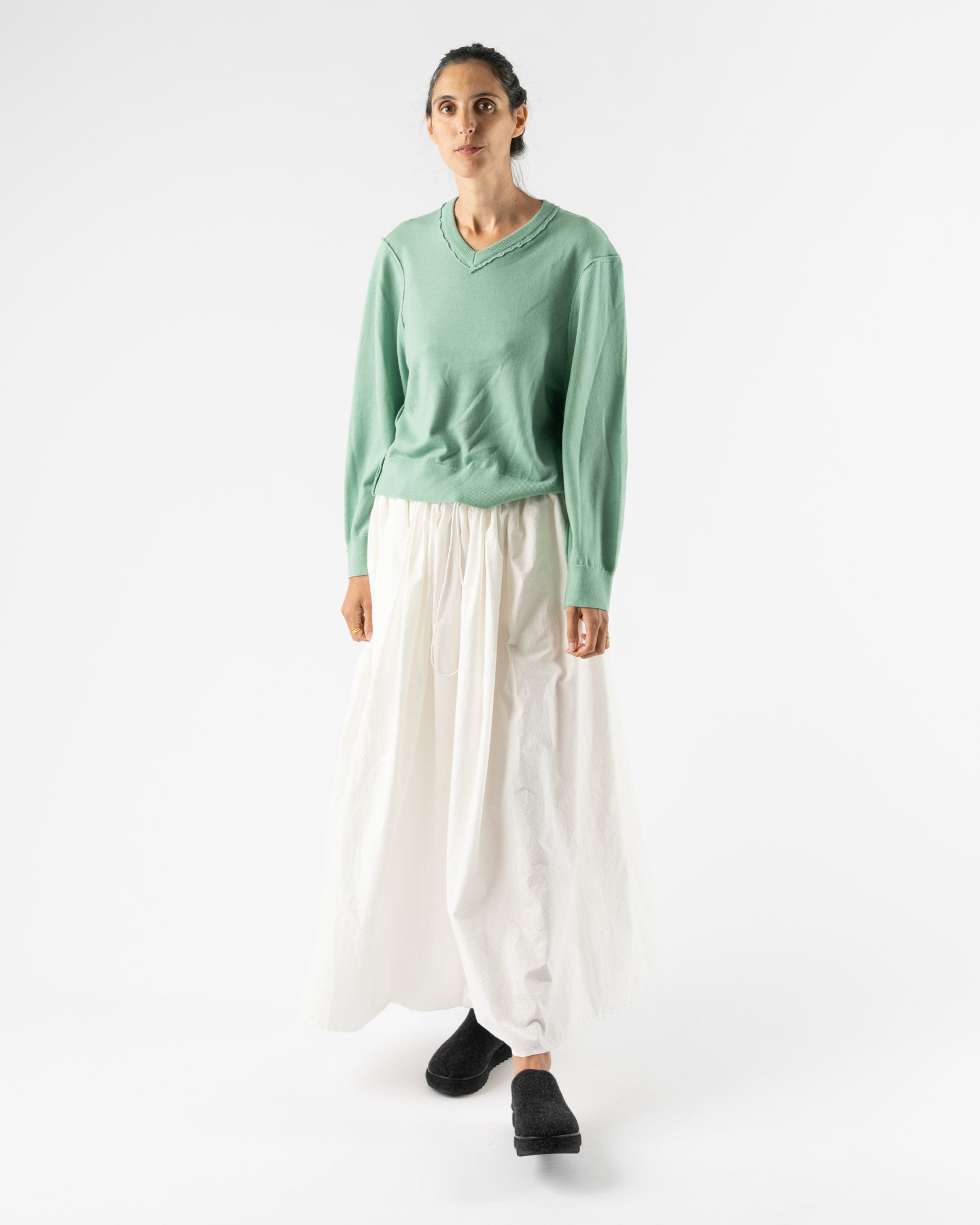 Camiel Fortgens Frankenstein V-Neck in Sage