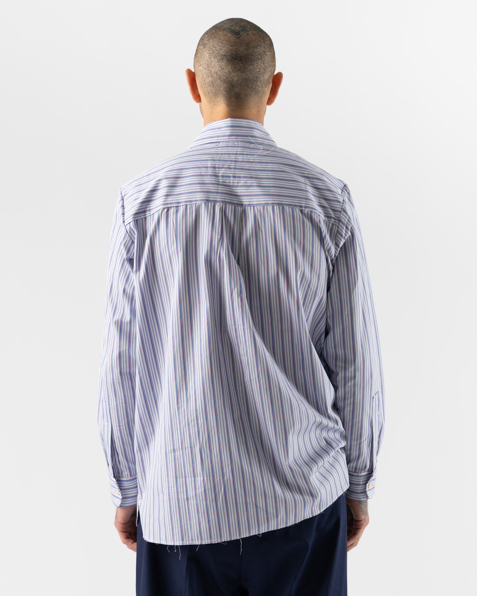 Camiel Fortgens Basic Shirt in Purple Stripe