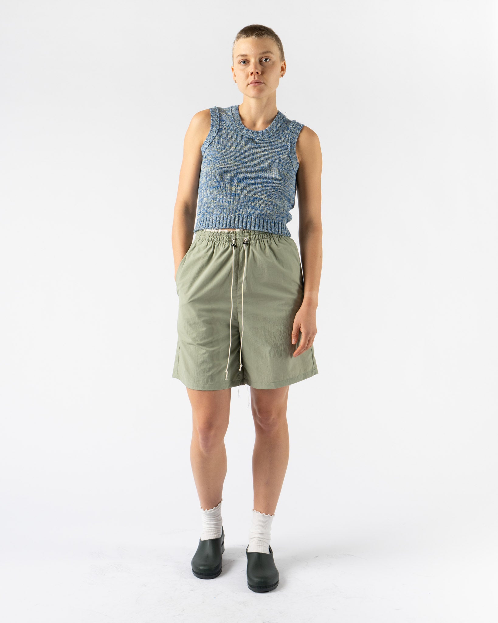 Camiel Fortgens Knee Shorts in Green