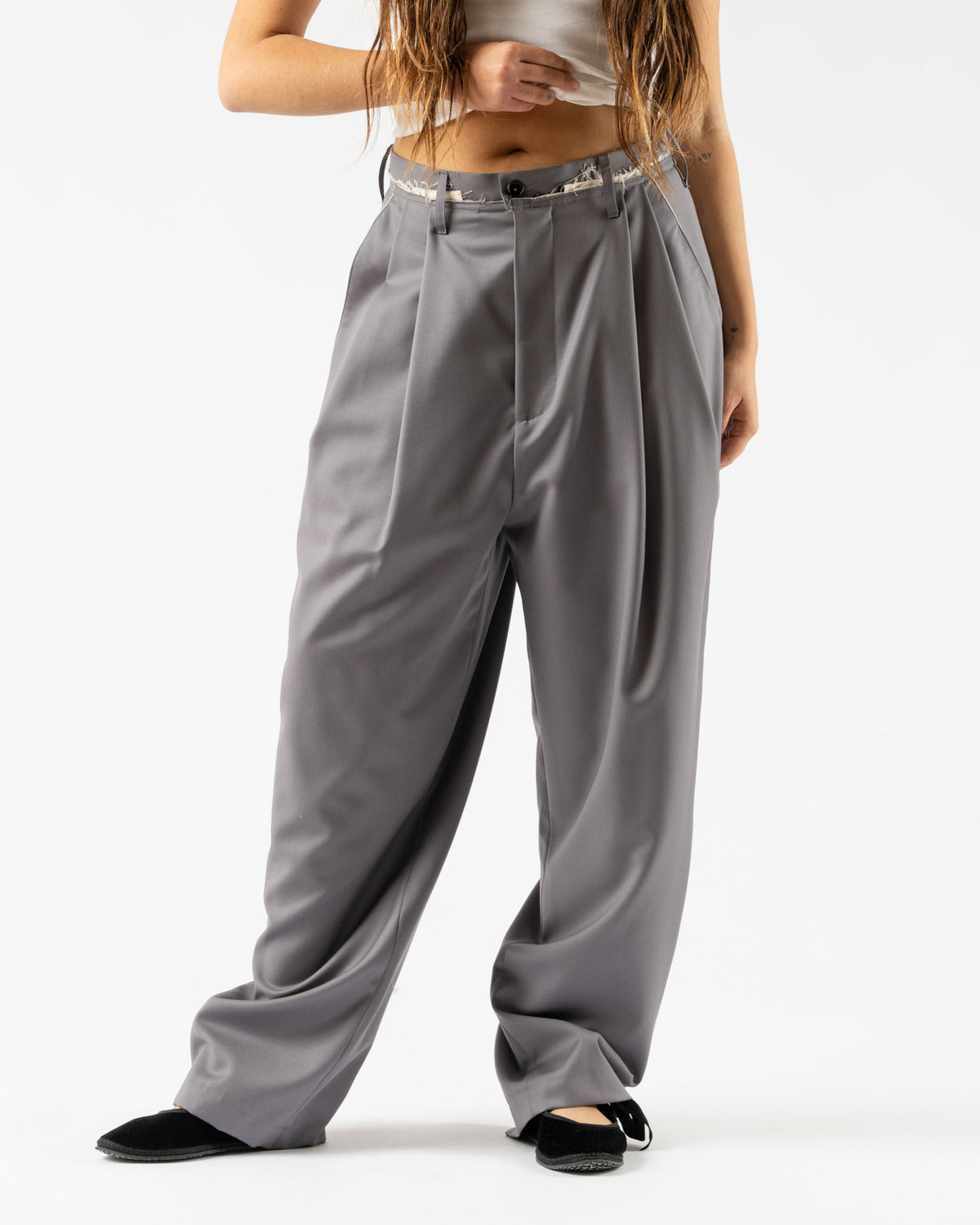 Camiel Fortgens Suit Pants in Grey Curated at Jake and Jones