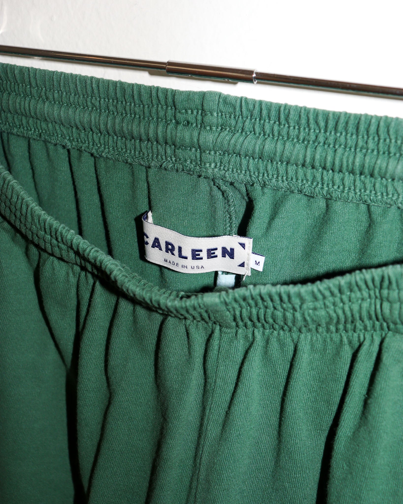 Pre-owned: Carleen Patchwork Shorts in Green