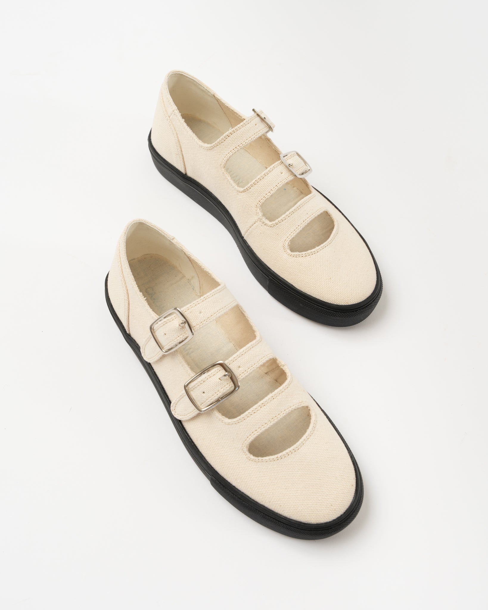 Caron Callahan Simona Sneakers in Cream Canvas