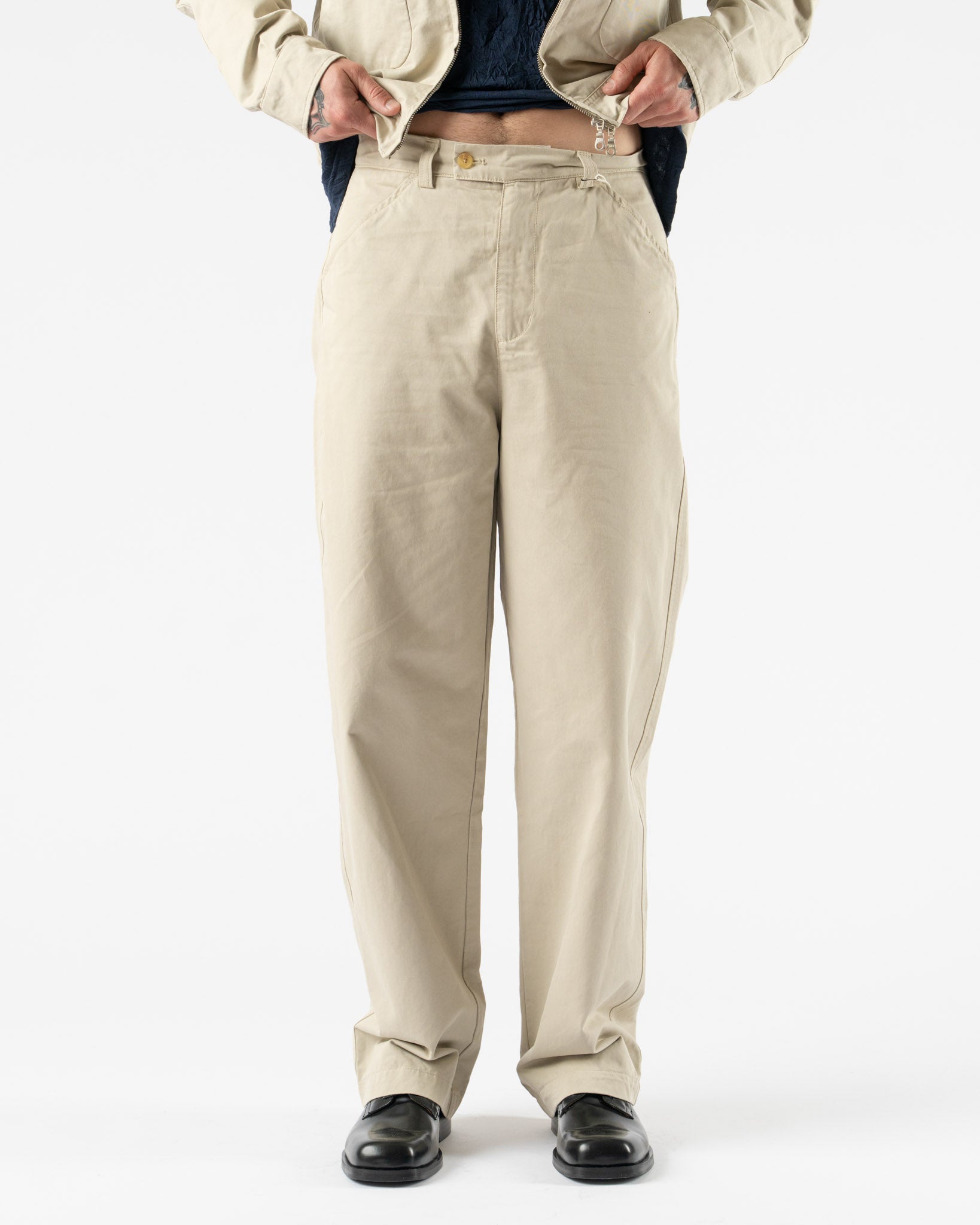 Carter Young Big Ben Chino in Pale Khaki Curated at Jake and Jones