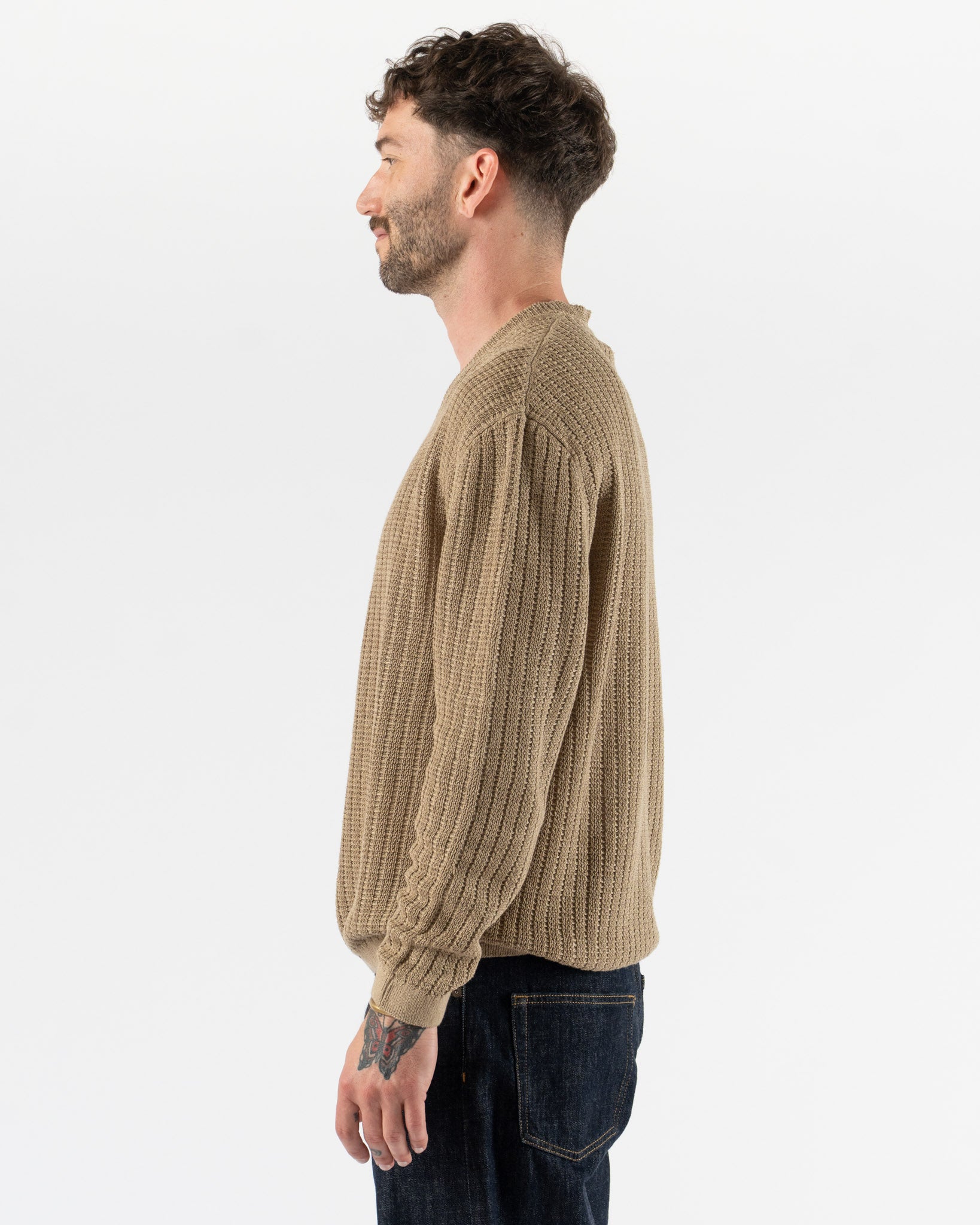 Carter Young Lounger V-Neck in Natural