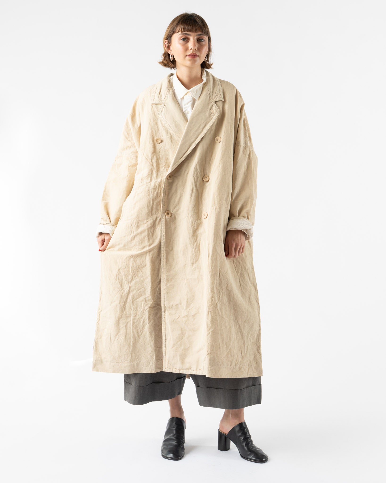 CASEY CASEY Francis Coat in Ivory