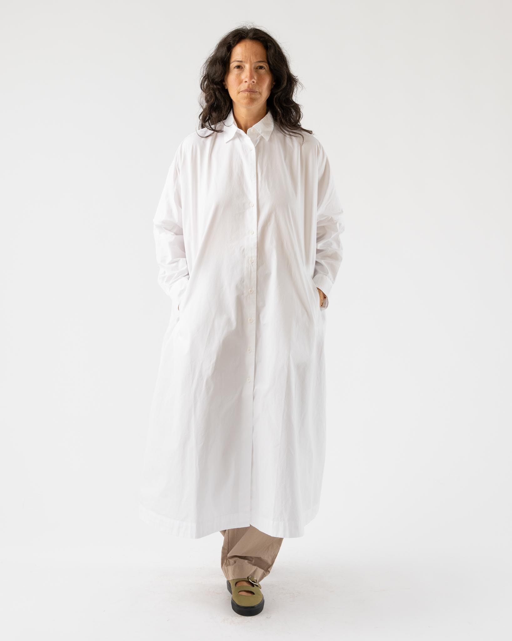 CASEY CASEY Atomless Less Dress in Off White