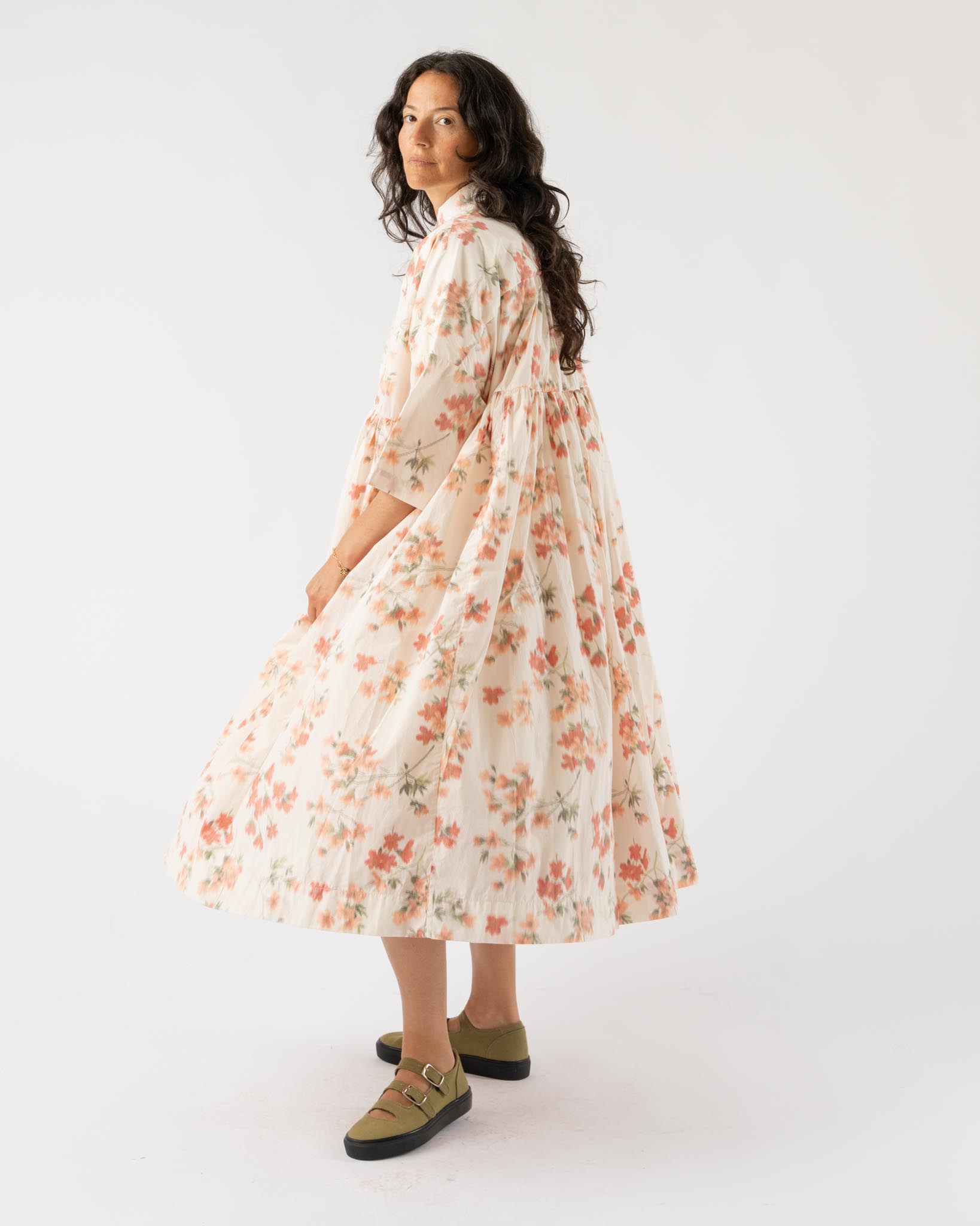 CASEY CASEY Square Dress in Ikat Pretty