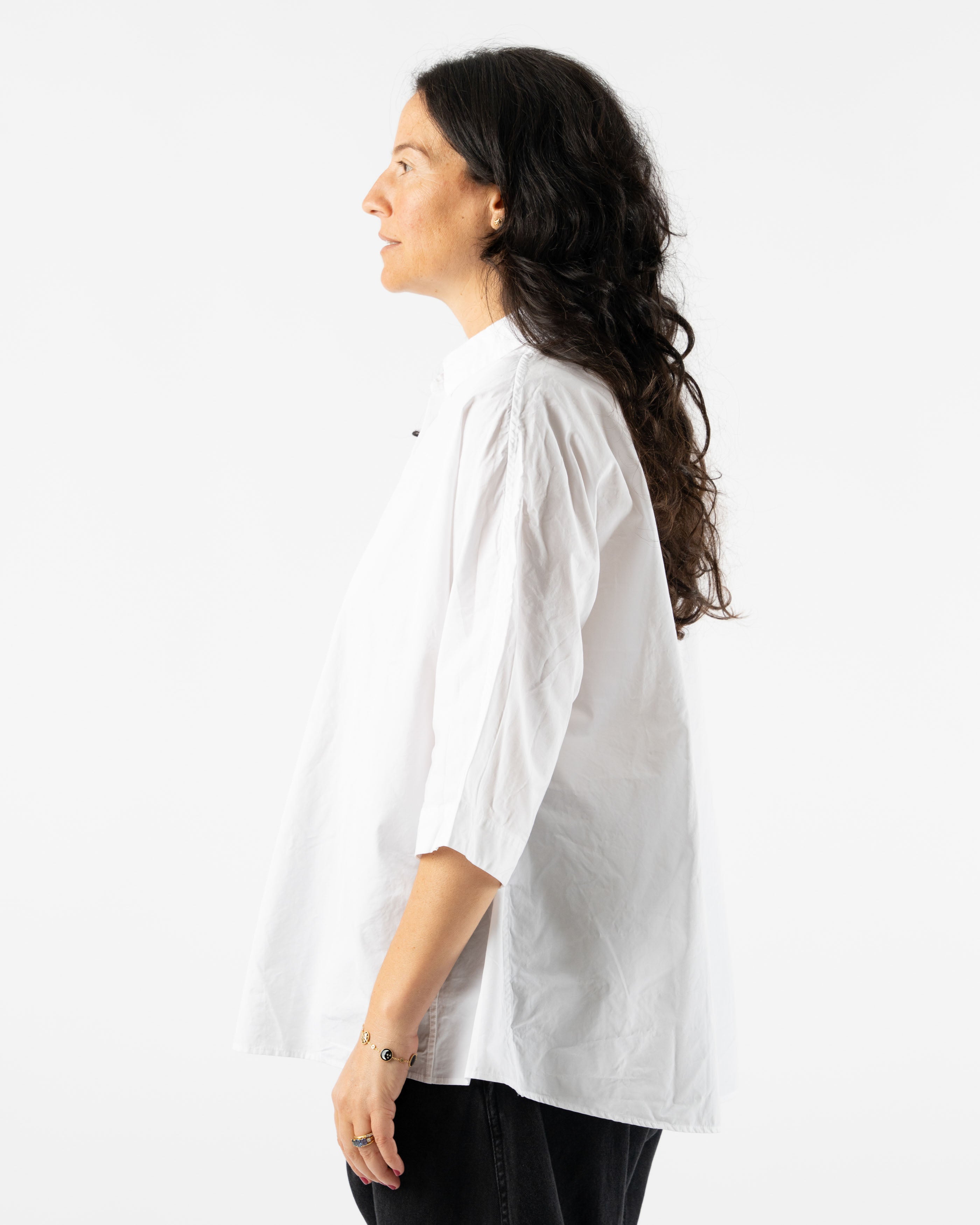 CASEY CASEY Waga Shirt in Off White