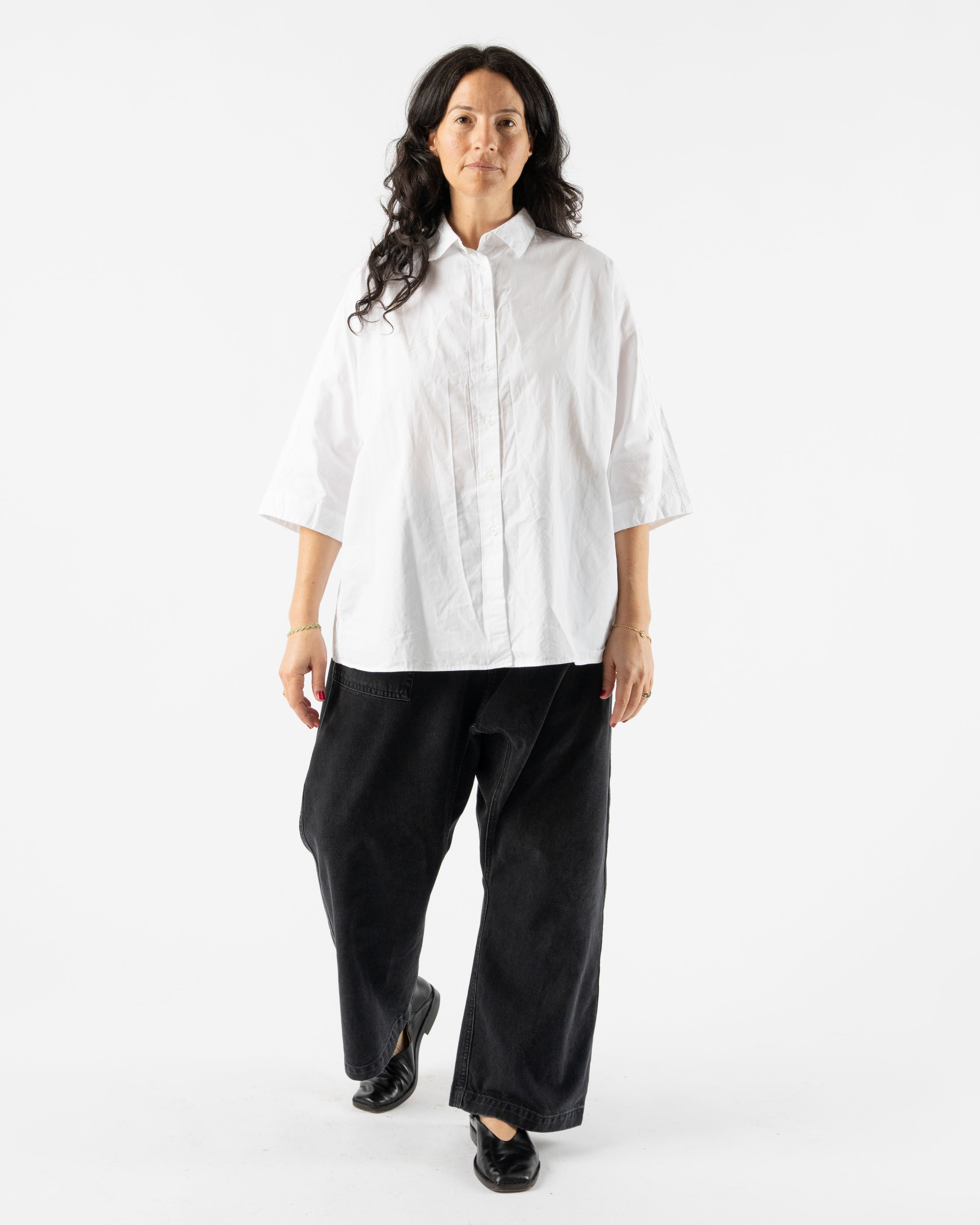 CASEY CASEY Waga Shirt in Off White