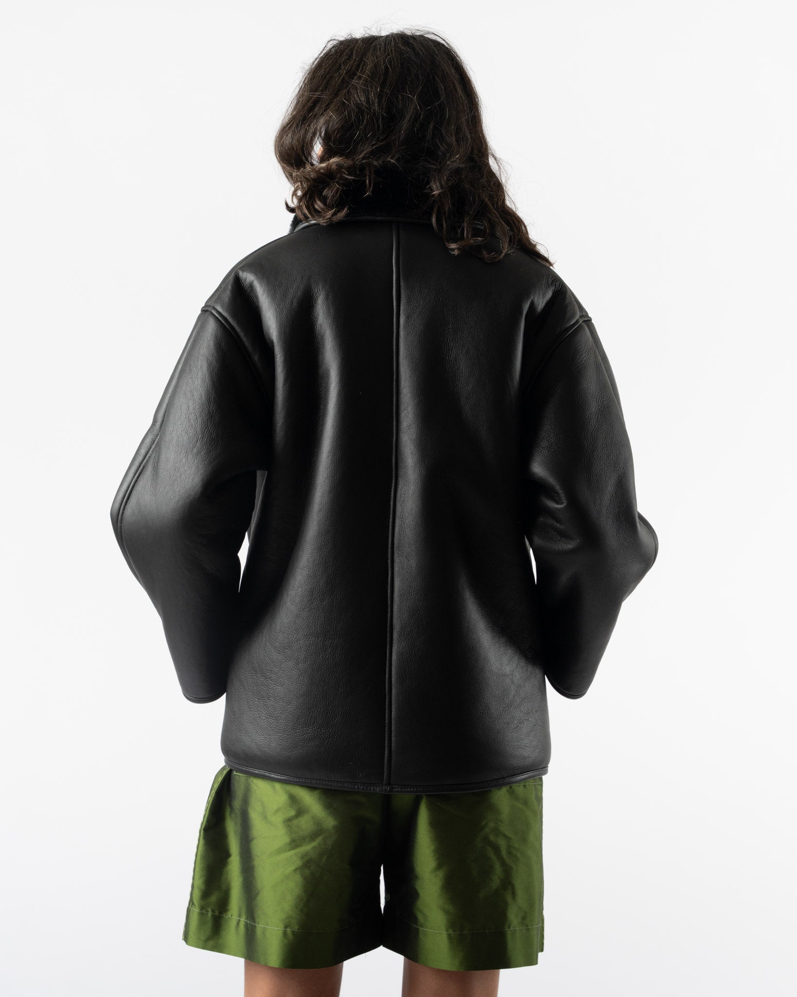 Cawley Leather Ronny Jacket in Black