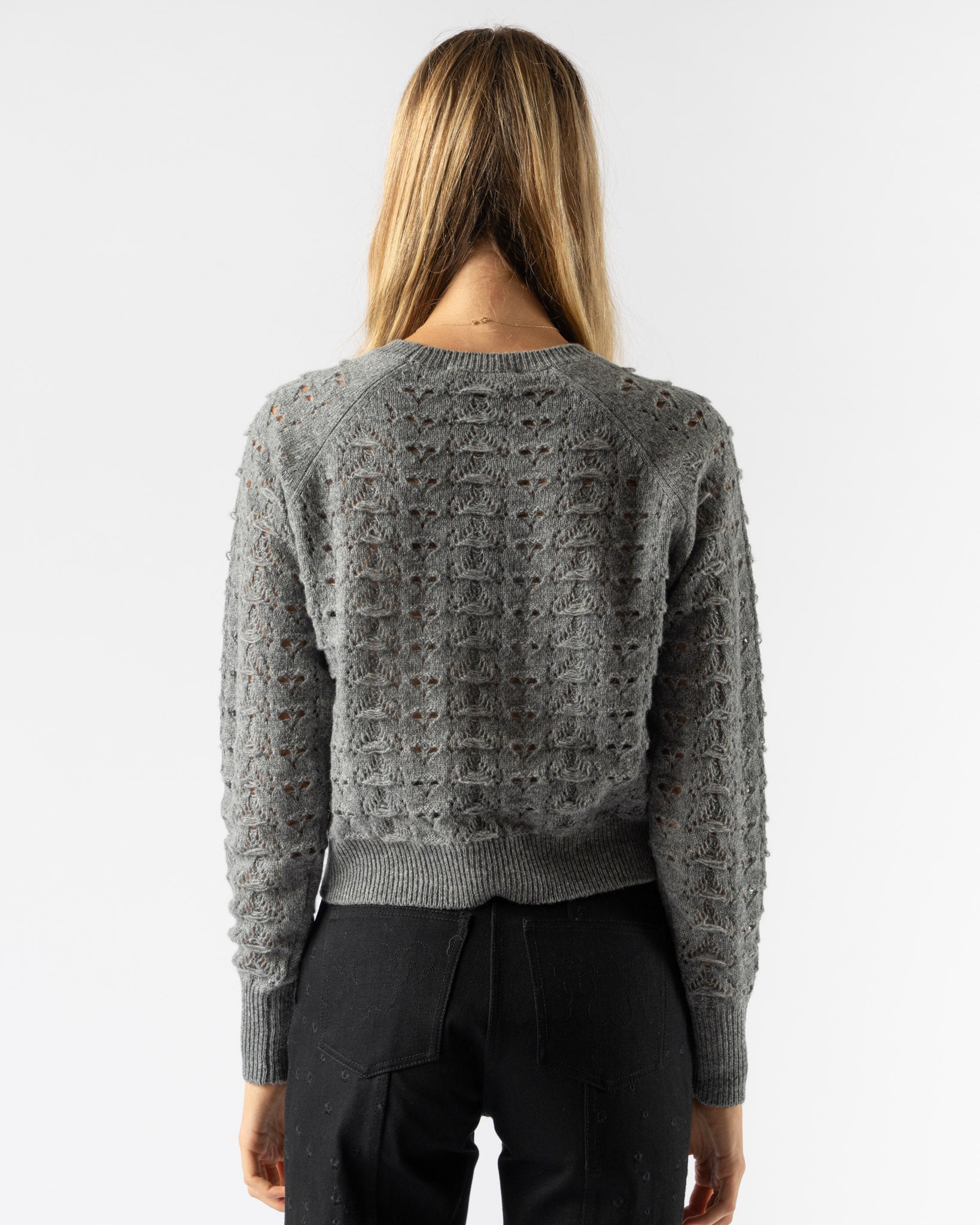 Cecilie Bahnsen Bidane Pullover in Light Grey