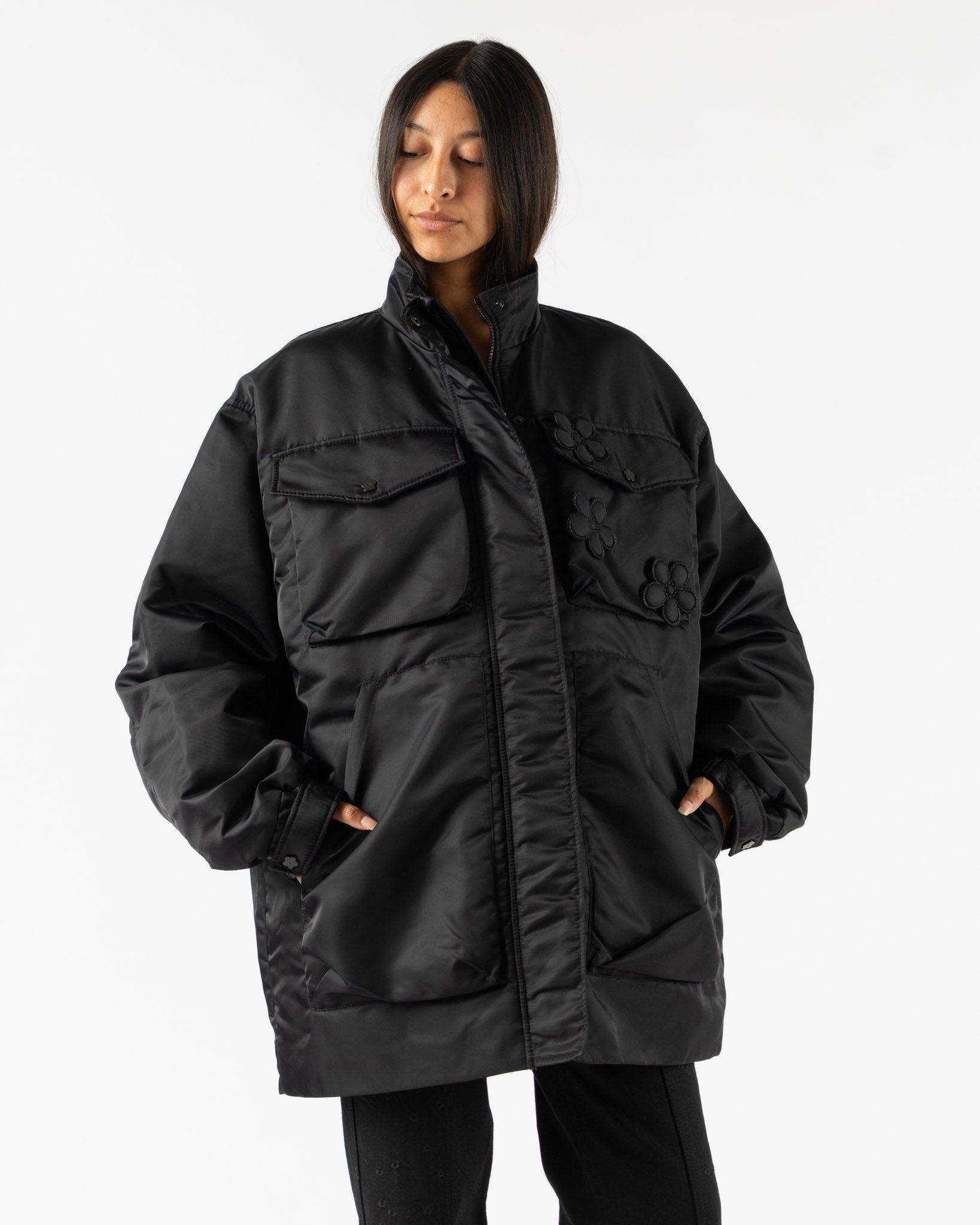 Cecilie Bahnsen Brianna Jacket in Black Curated at Jake and Jones