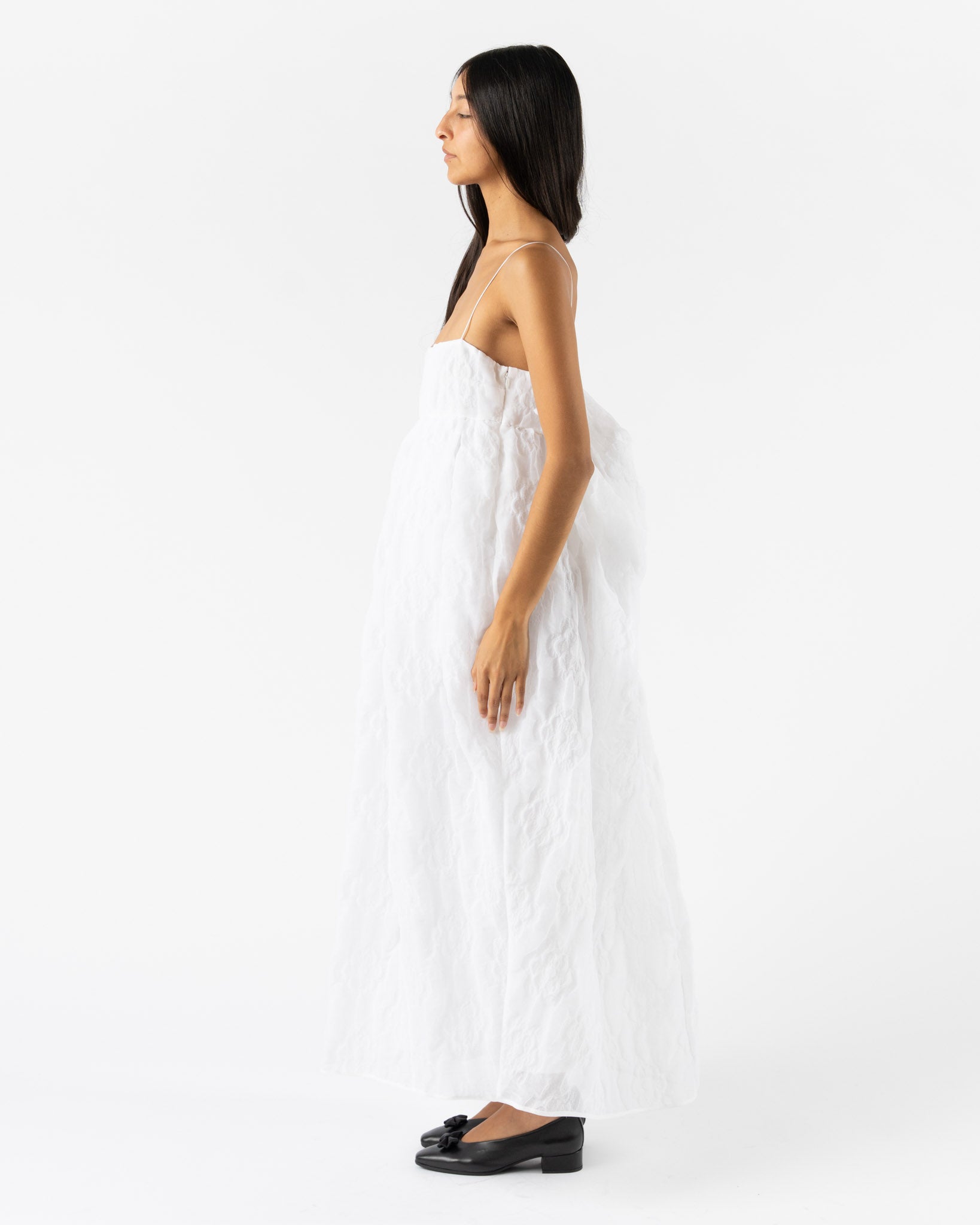Cecilie Bahnsen Vilma Dress in White