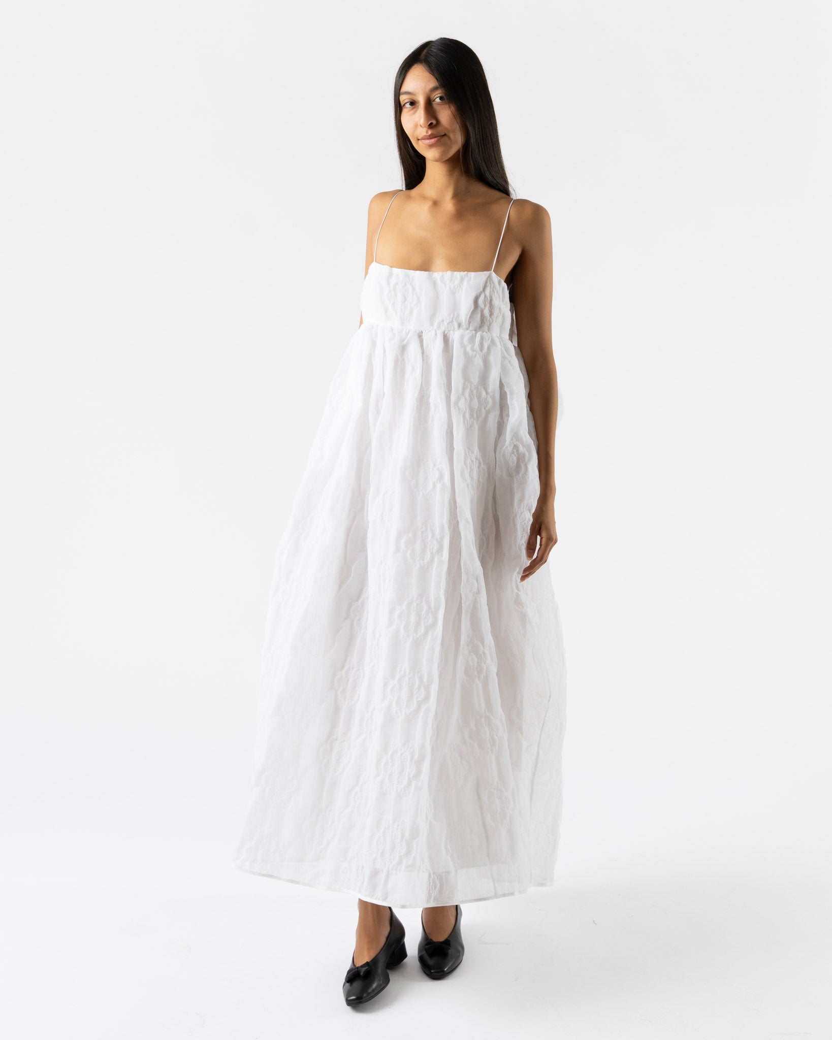 Cecilie Bahnsen Vilma Dress in White