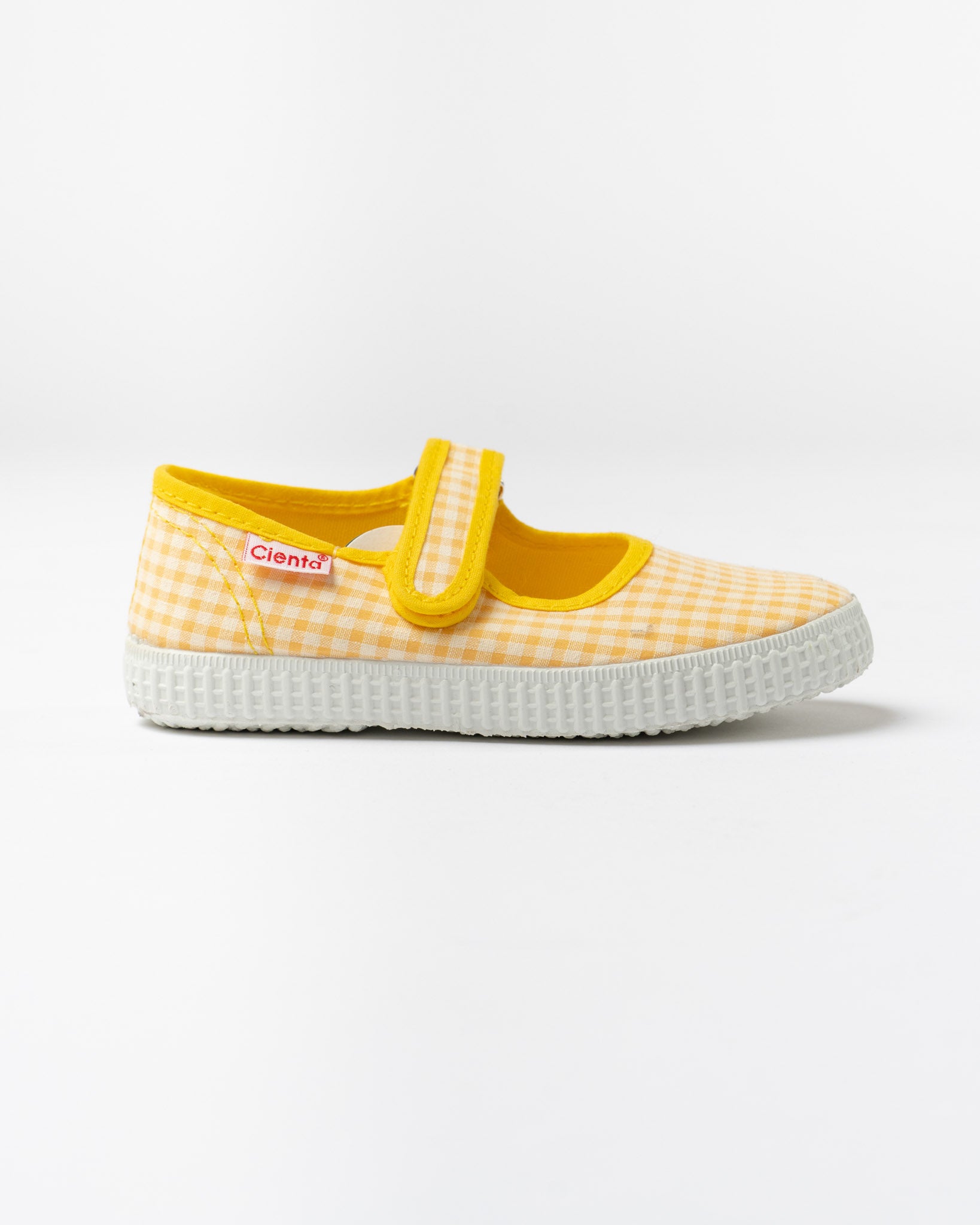Cienta 56052 Mary Jane in Yellow Gingham
