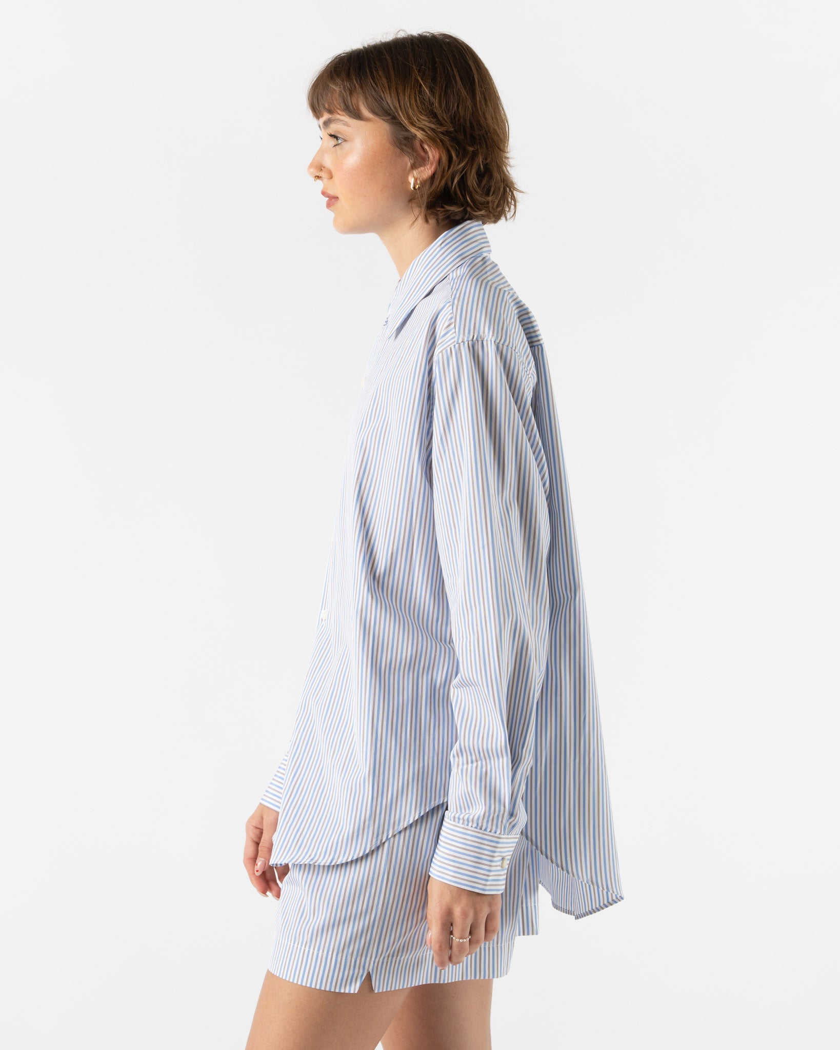 Comme Si La Shirt Classica in Ledger Stripe