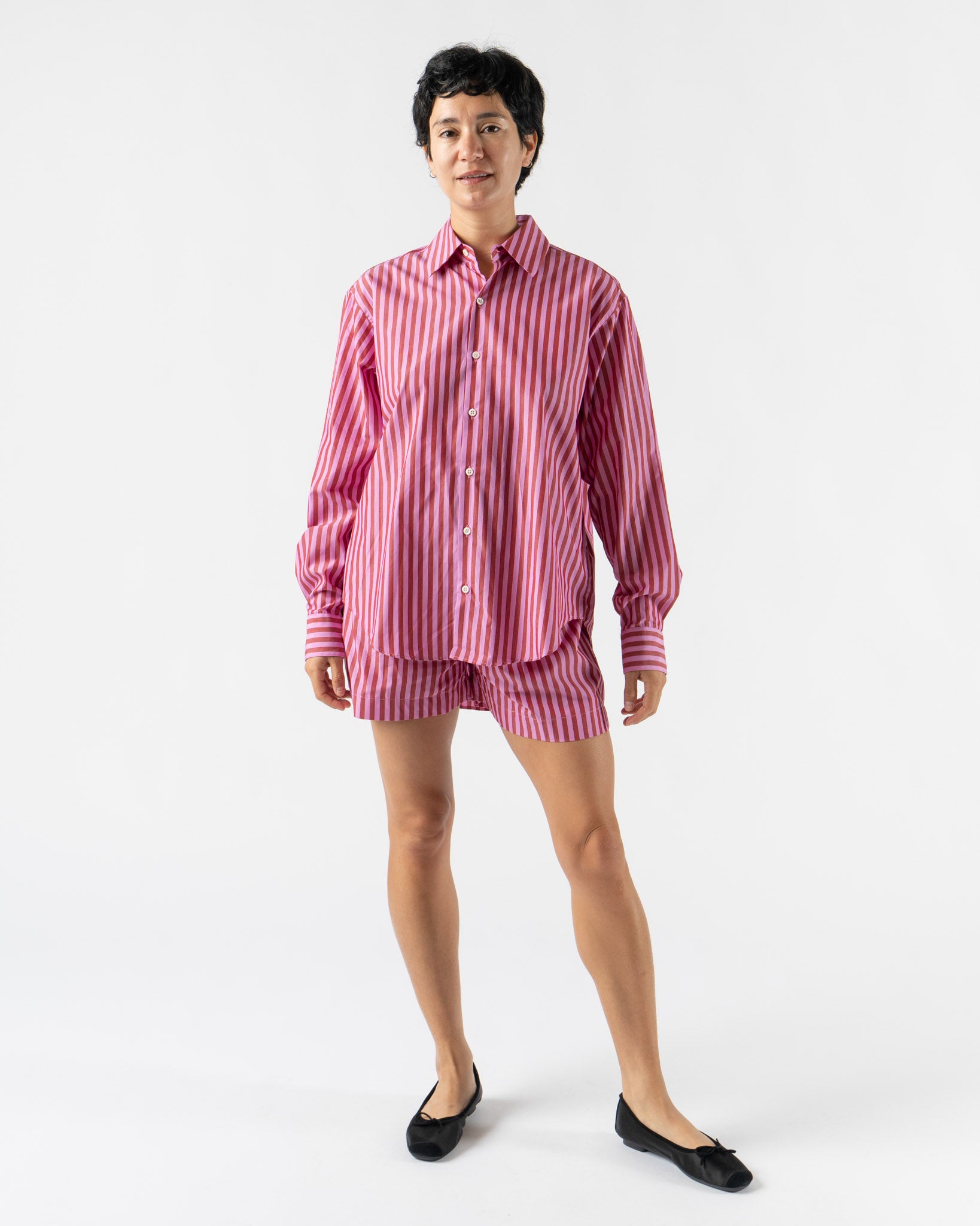 Comme Si La Shirt Classica in Spritz Stripe