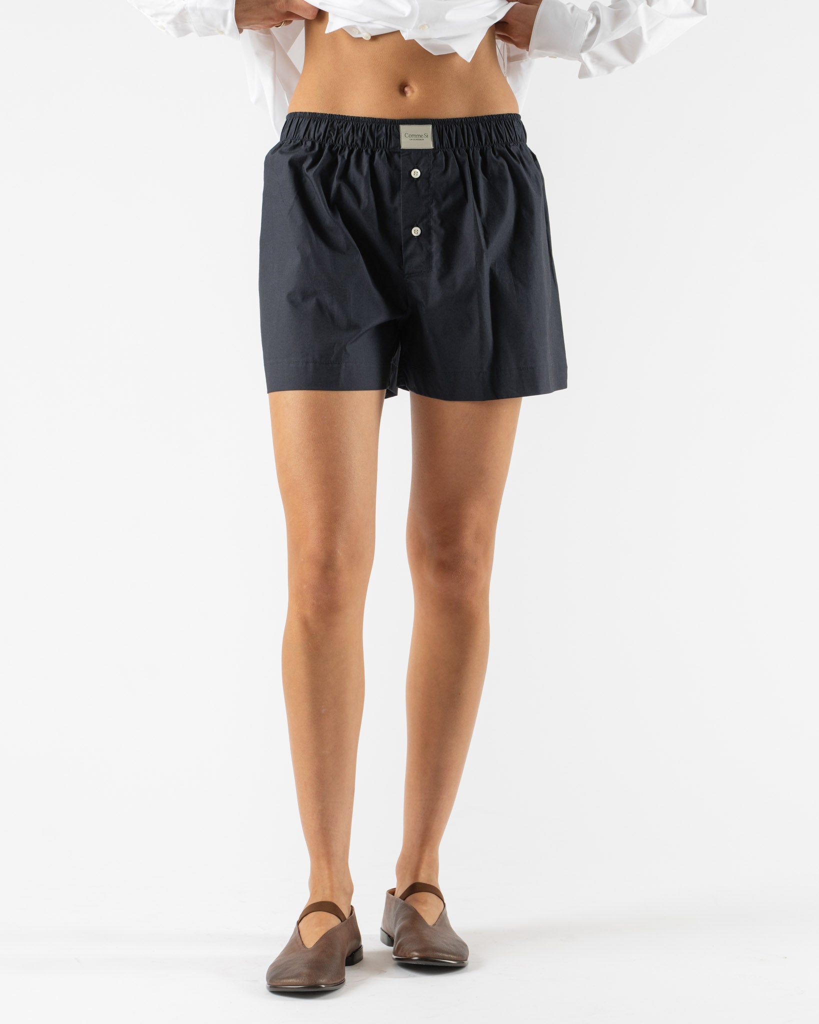 Comme Si La Boxer Classica in Navy