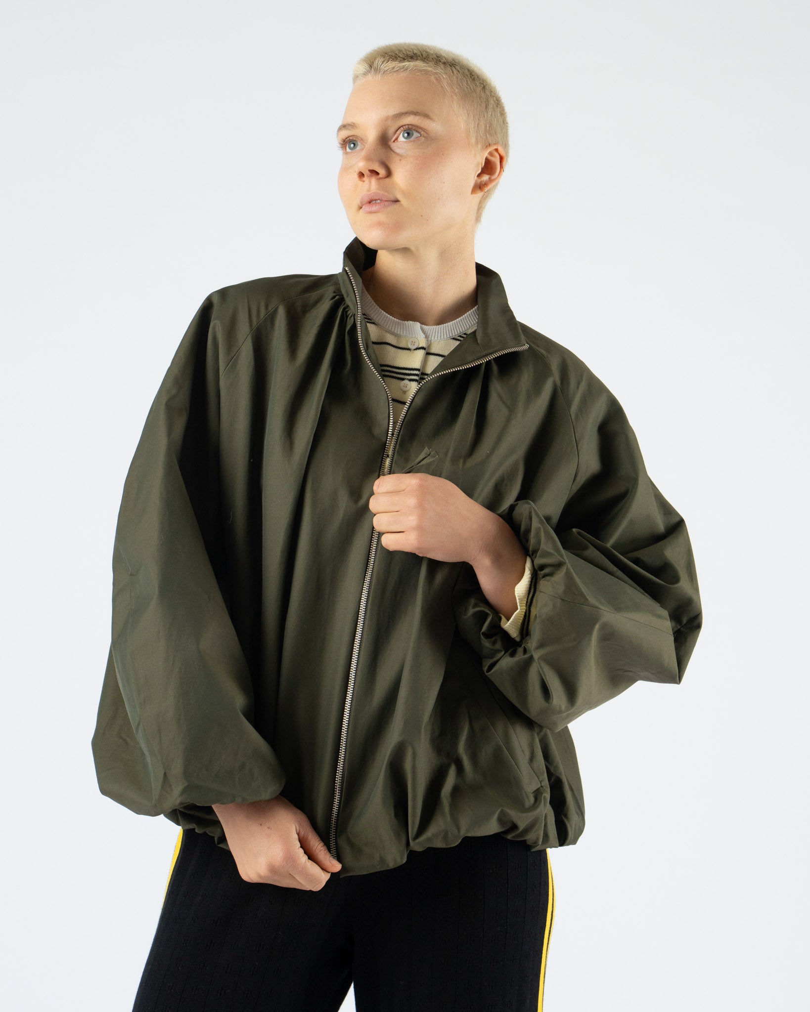 Cordera Balloon Jacket in Forest Green