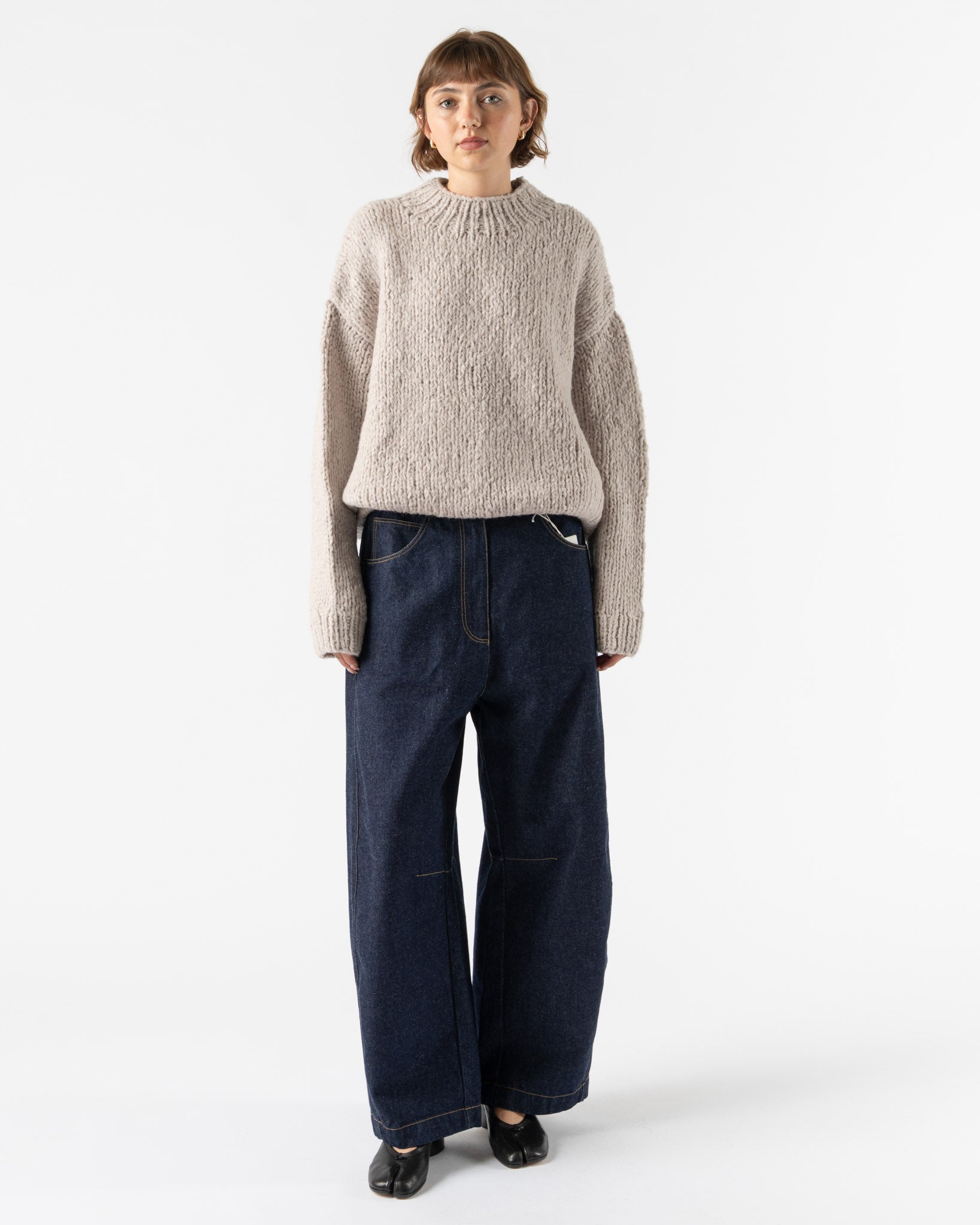 Cordera Curved Baggy Jeans