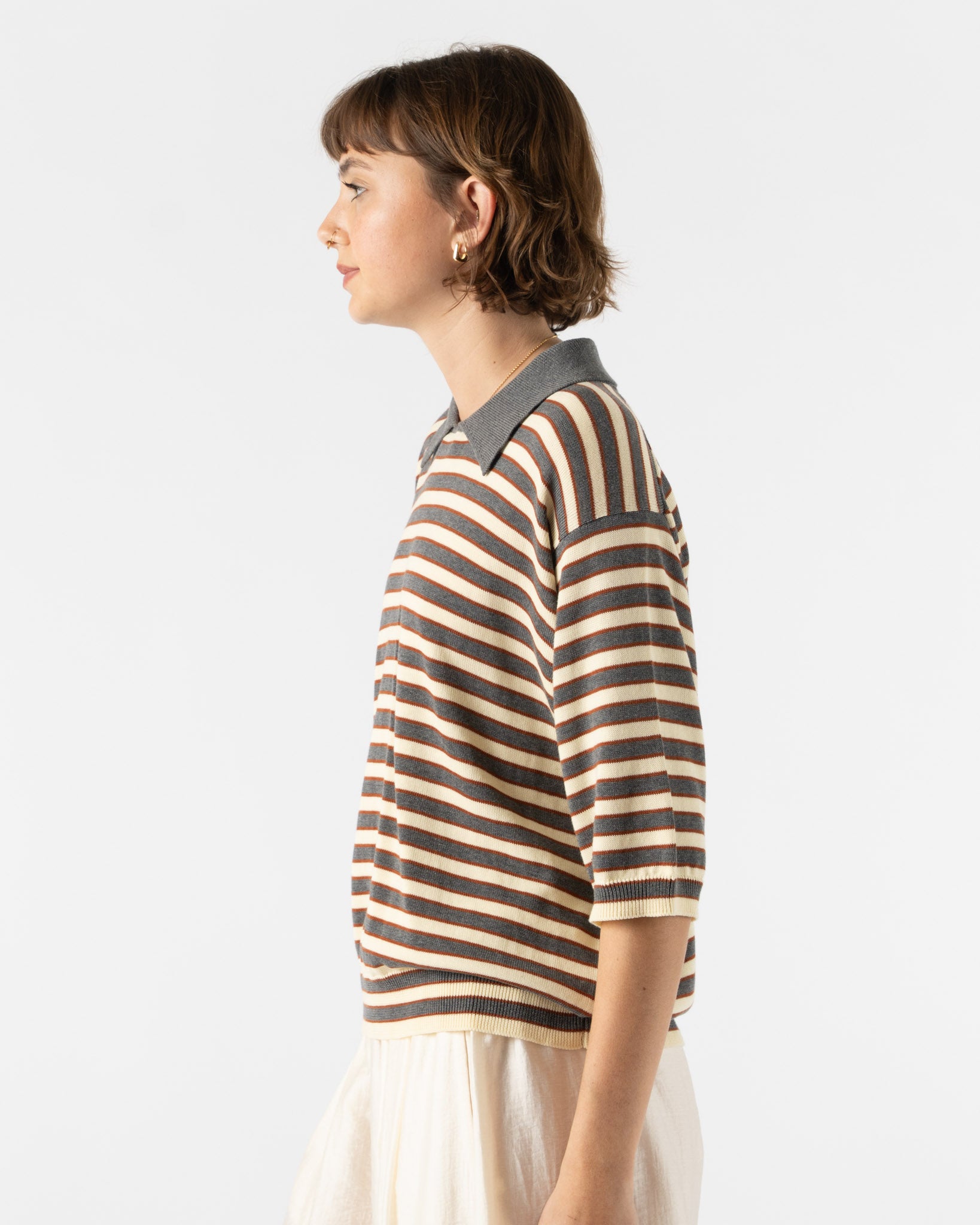 Cordera Organic Cotton Striped Polo