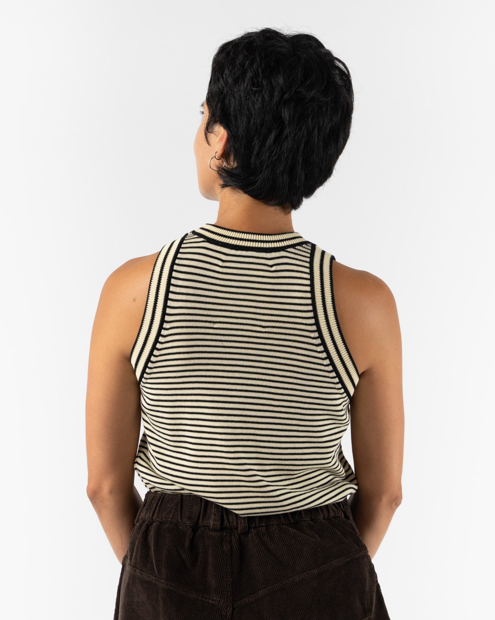 Cordera Cotton Striped Tank Top