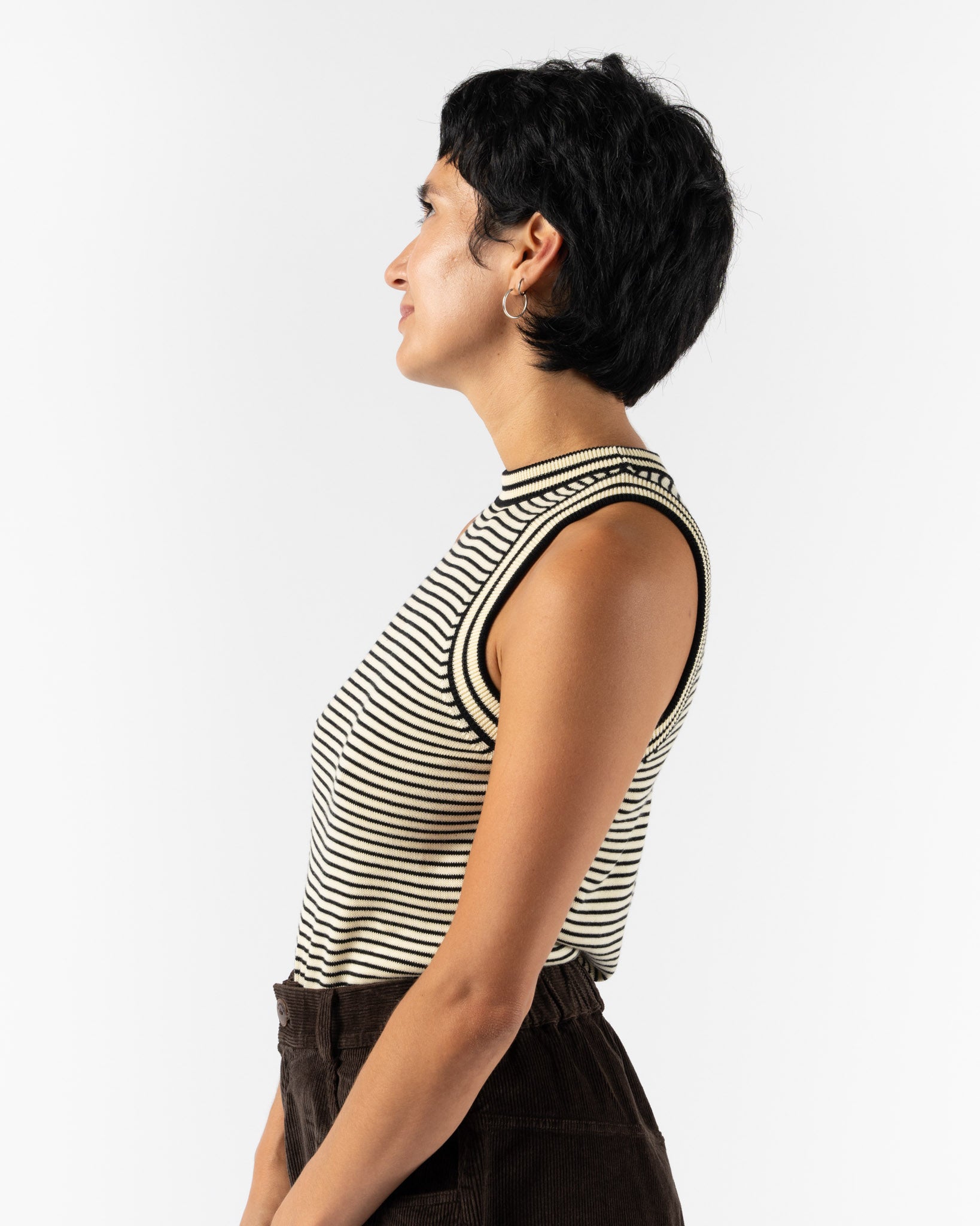 Cordera Cotton Striped Tank Top