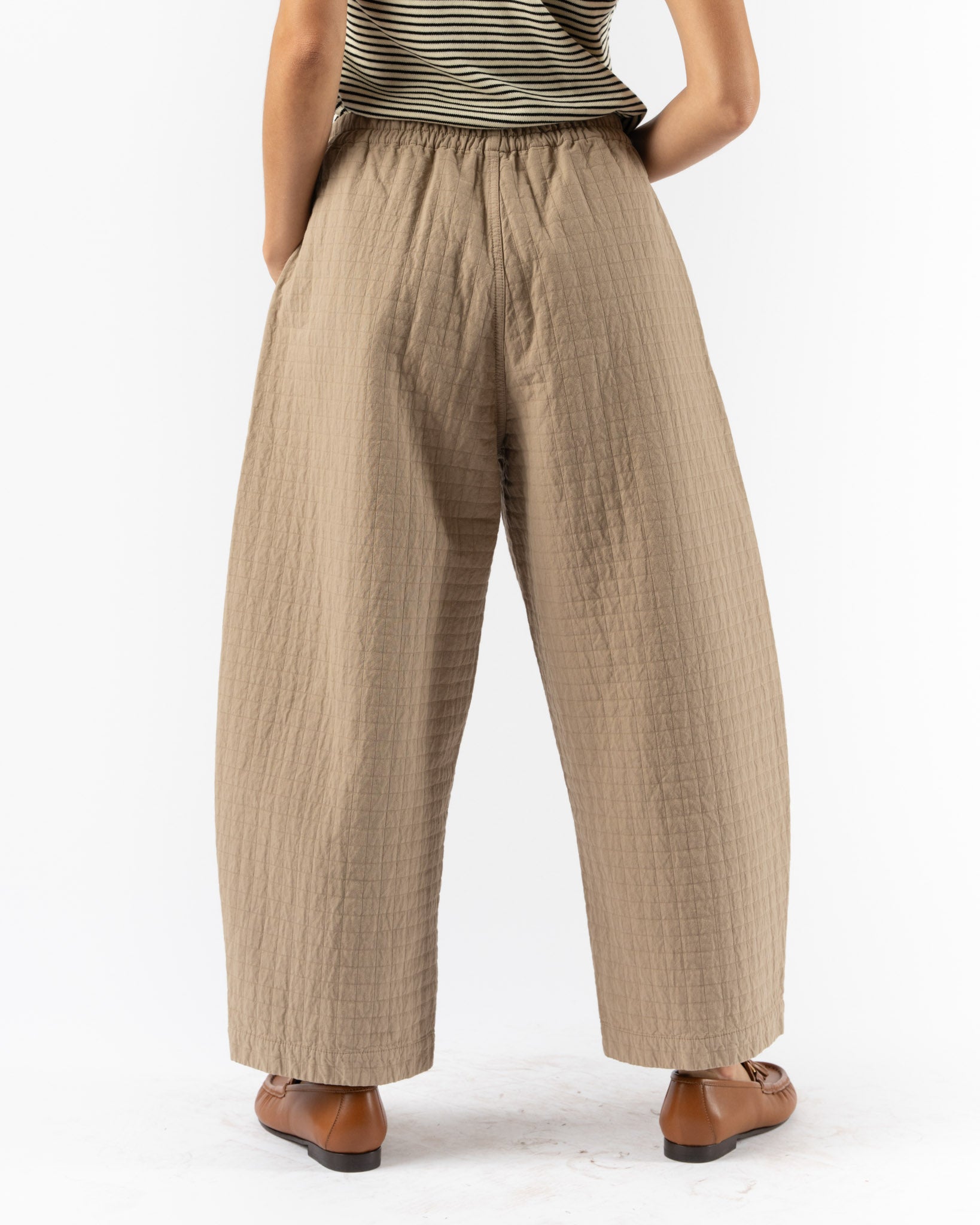 Cordera Padded Curved Pants in Toasted