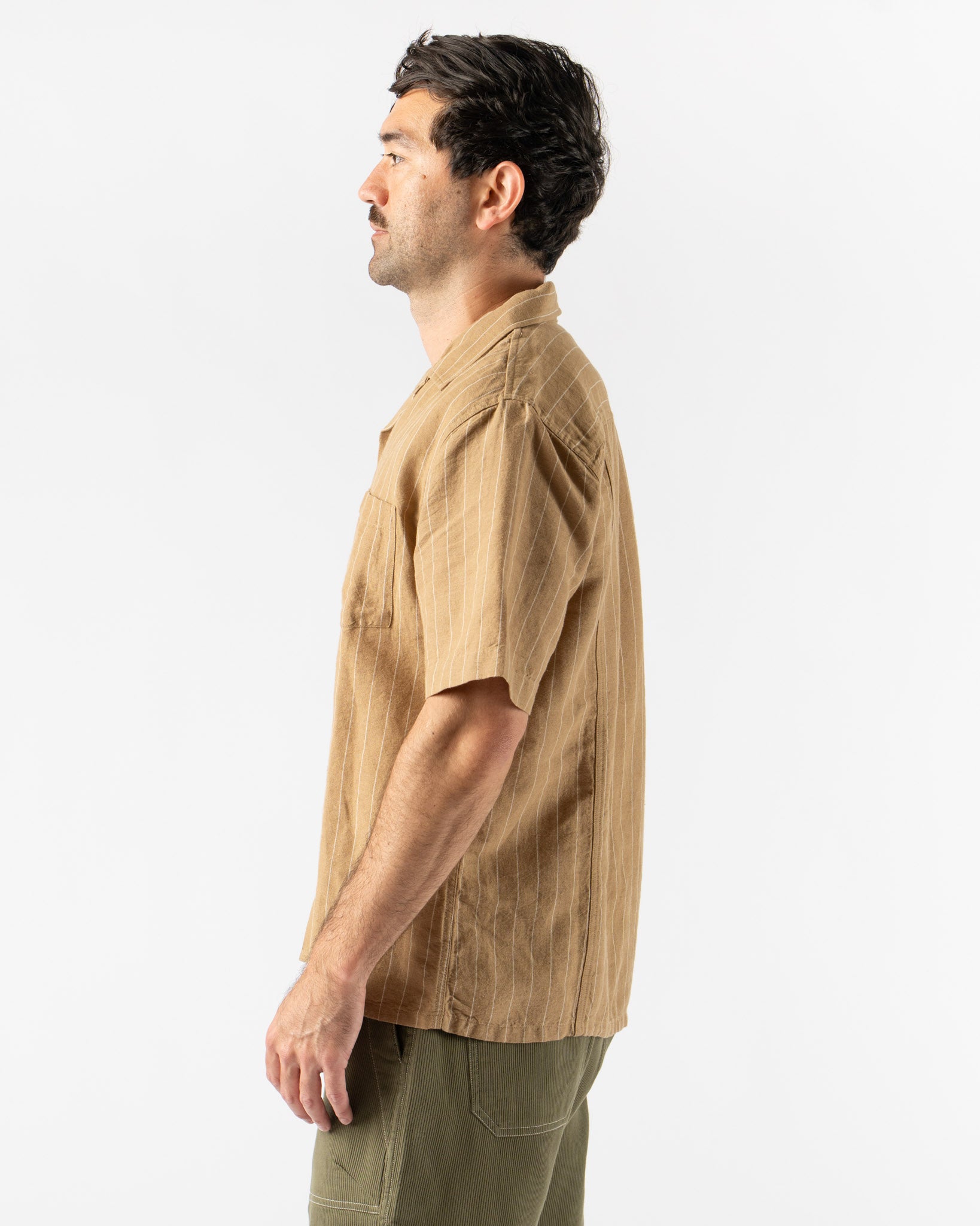 Corridor Boulder Retro SS Camp Shirt in Tan
