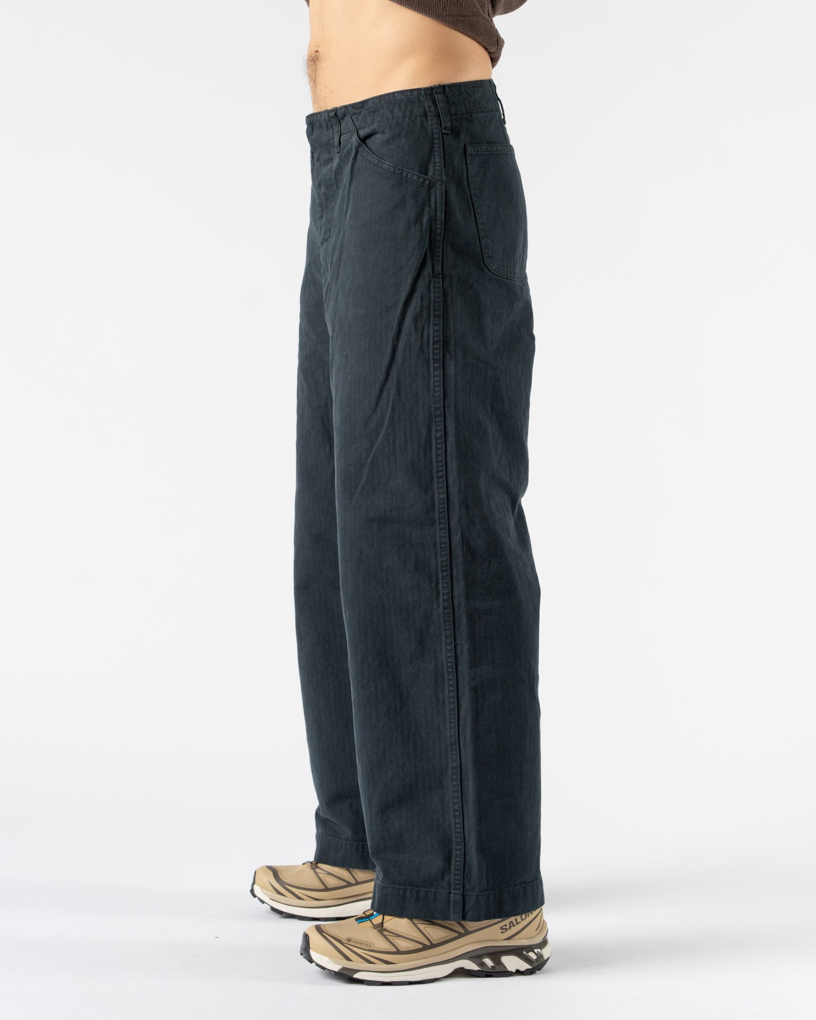 orSlow USMC HB Wide Fit Utility Trousers Navy