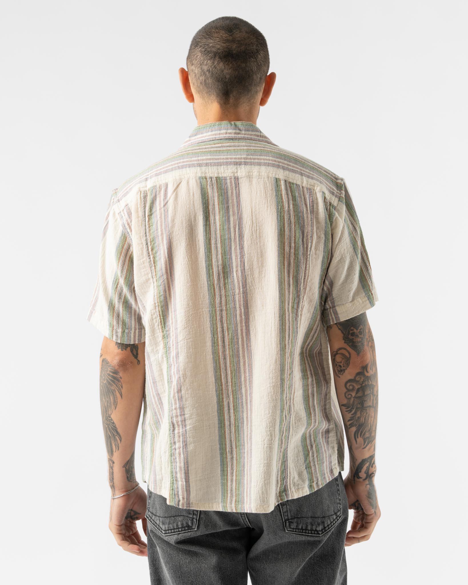 Corridor Riis SS Camp Shirt in Natural
