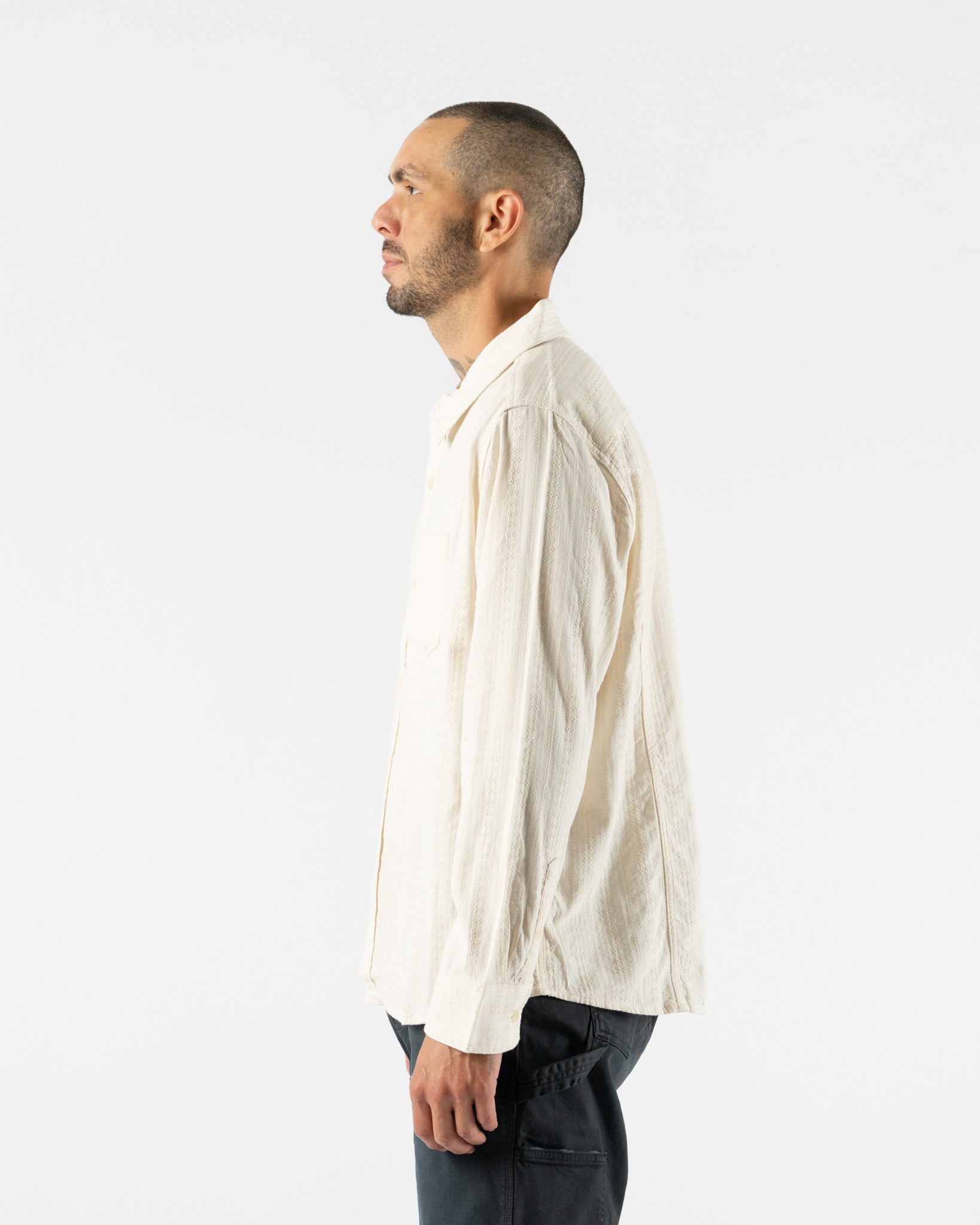 Corridor Ripple Long Sleeve in Natural