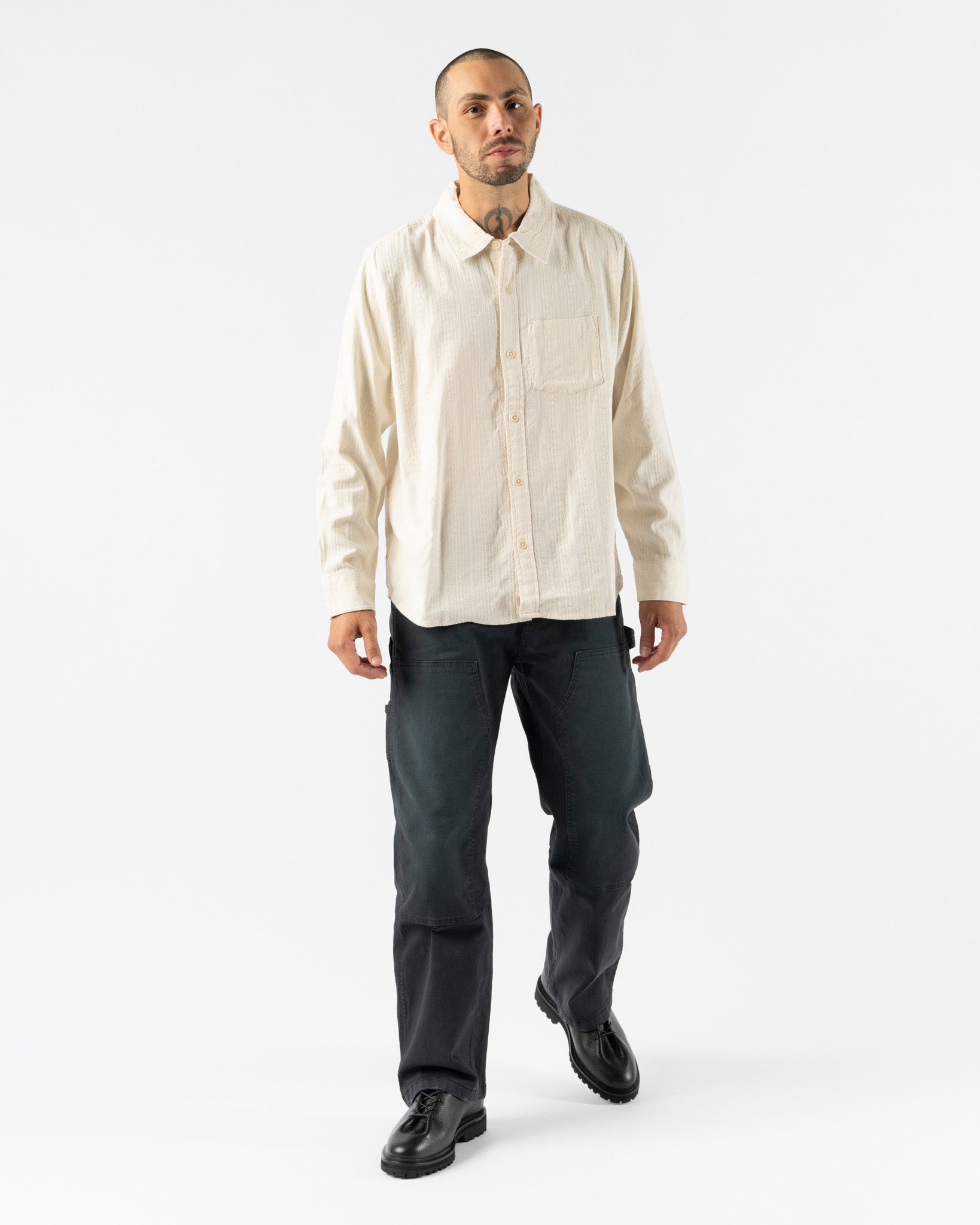 Corridor Ripple Long Sleeve in Natural