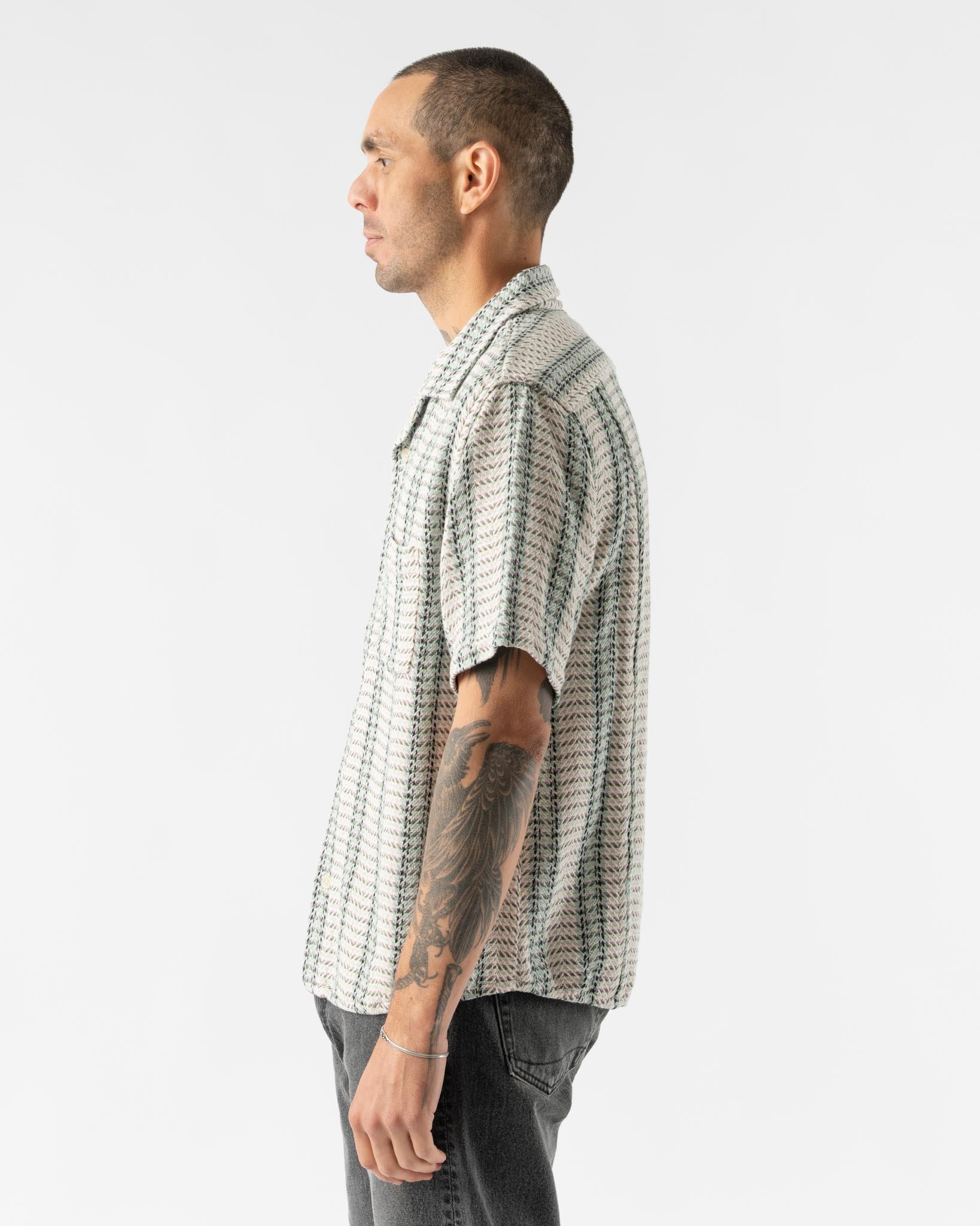 Corridor Riverside SS Camp Shirt in Natural