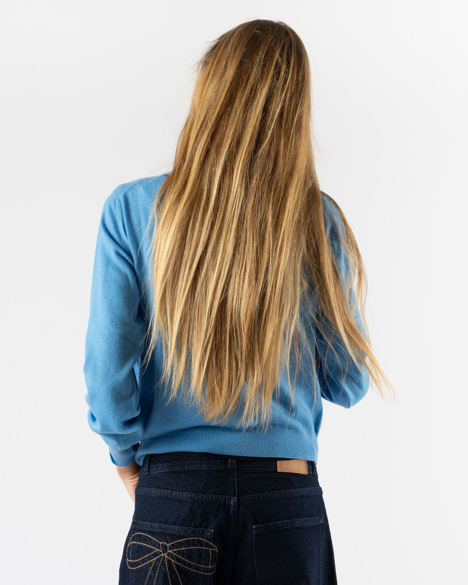 &Daughter Enya Cardigan in Blue