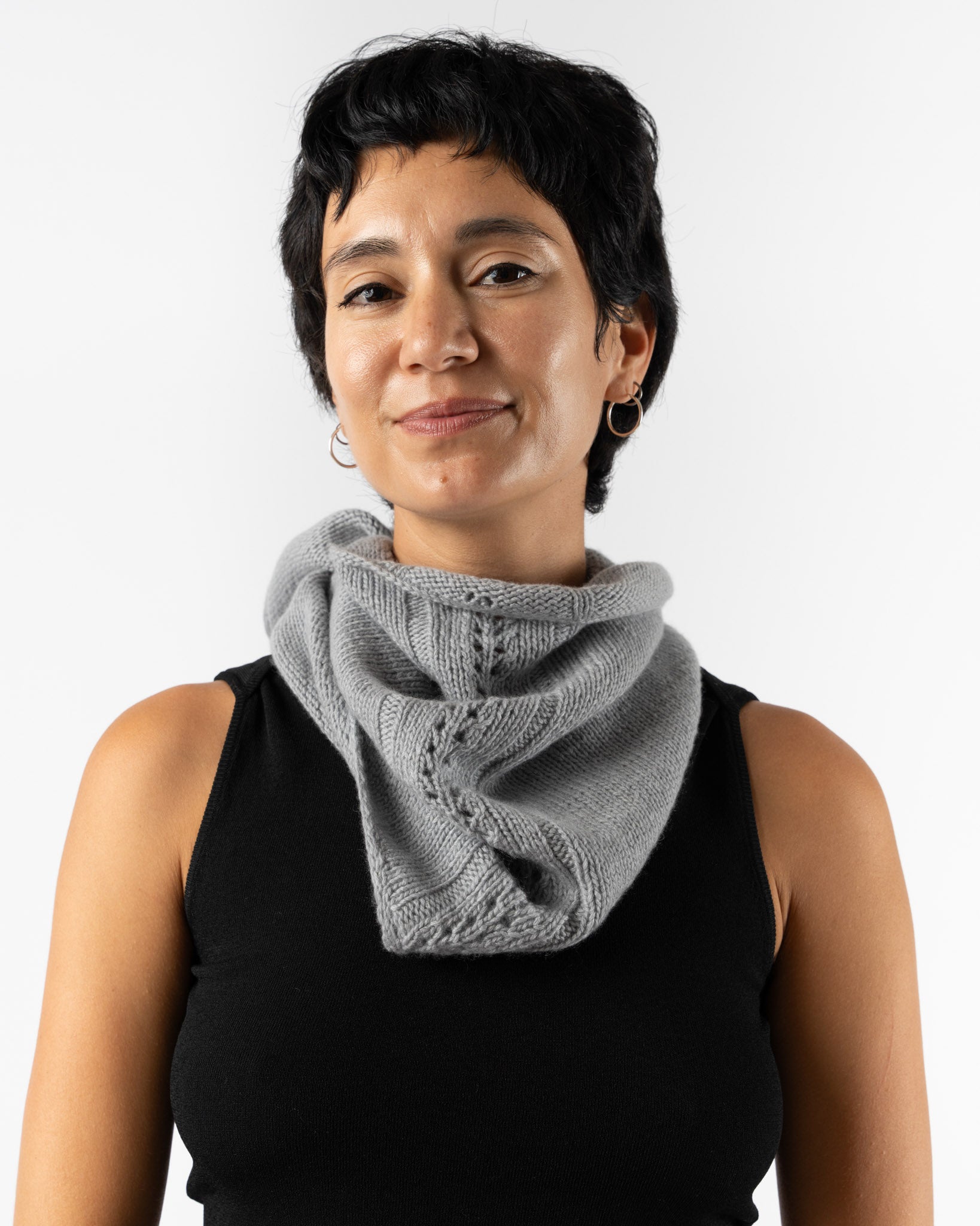 Dawson Street Grey Bandana Scarf