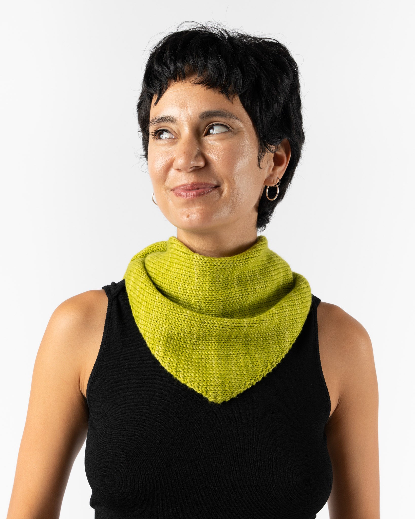 Dawson Street Chartreuse Bandana Scarf