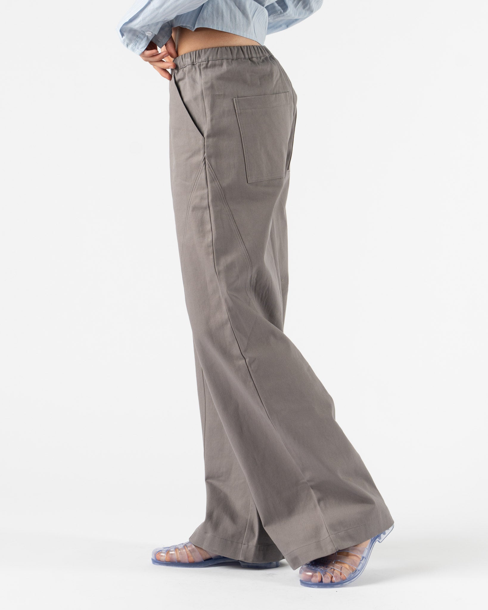 Deiji Studios Curve Pant in Lavender Smoke
