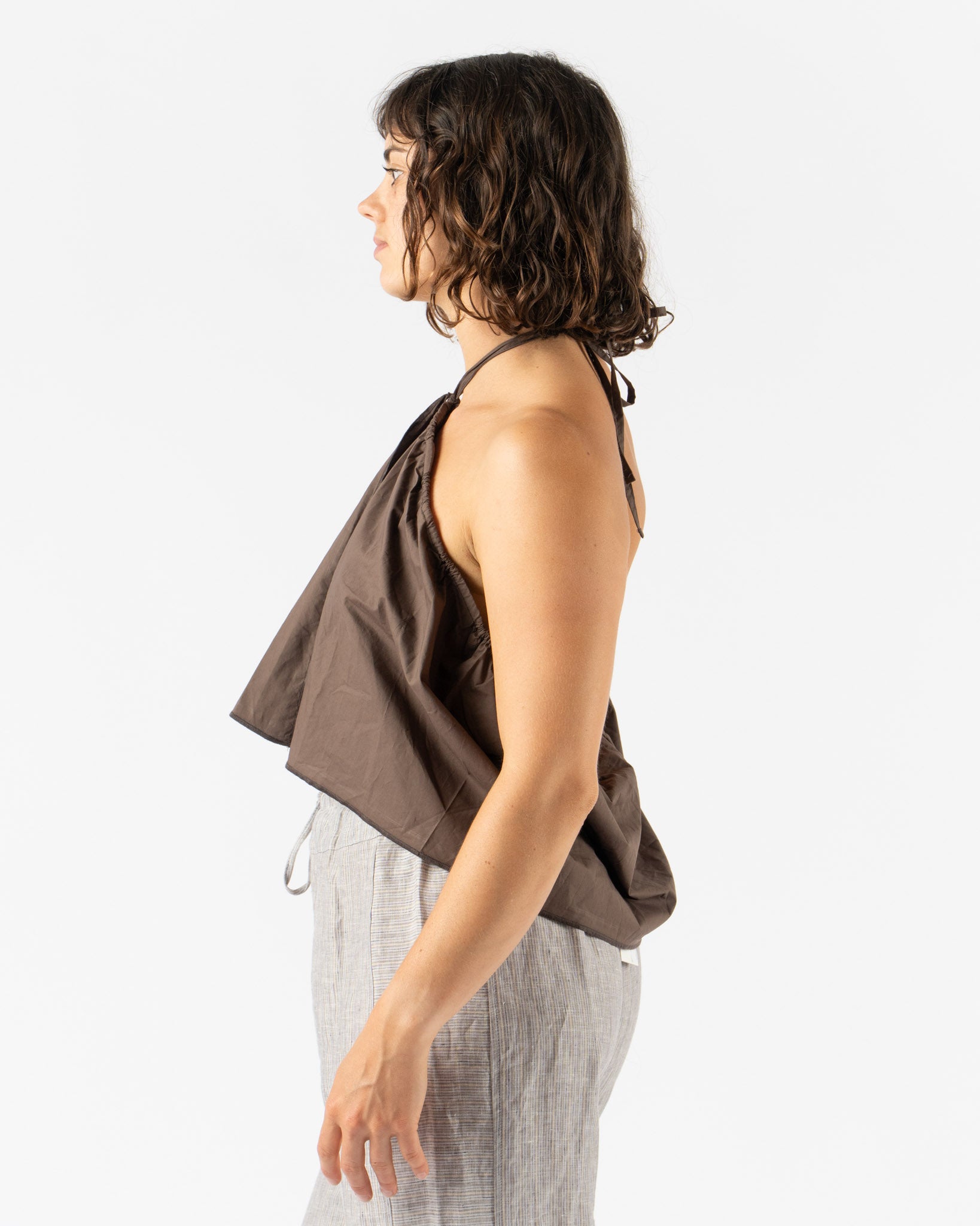 Deiji Studios Napkin Top in Chocolate