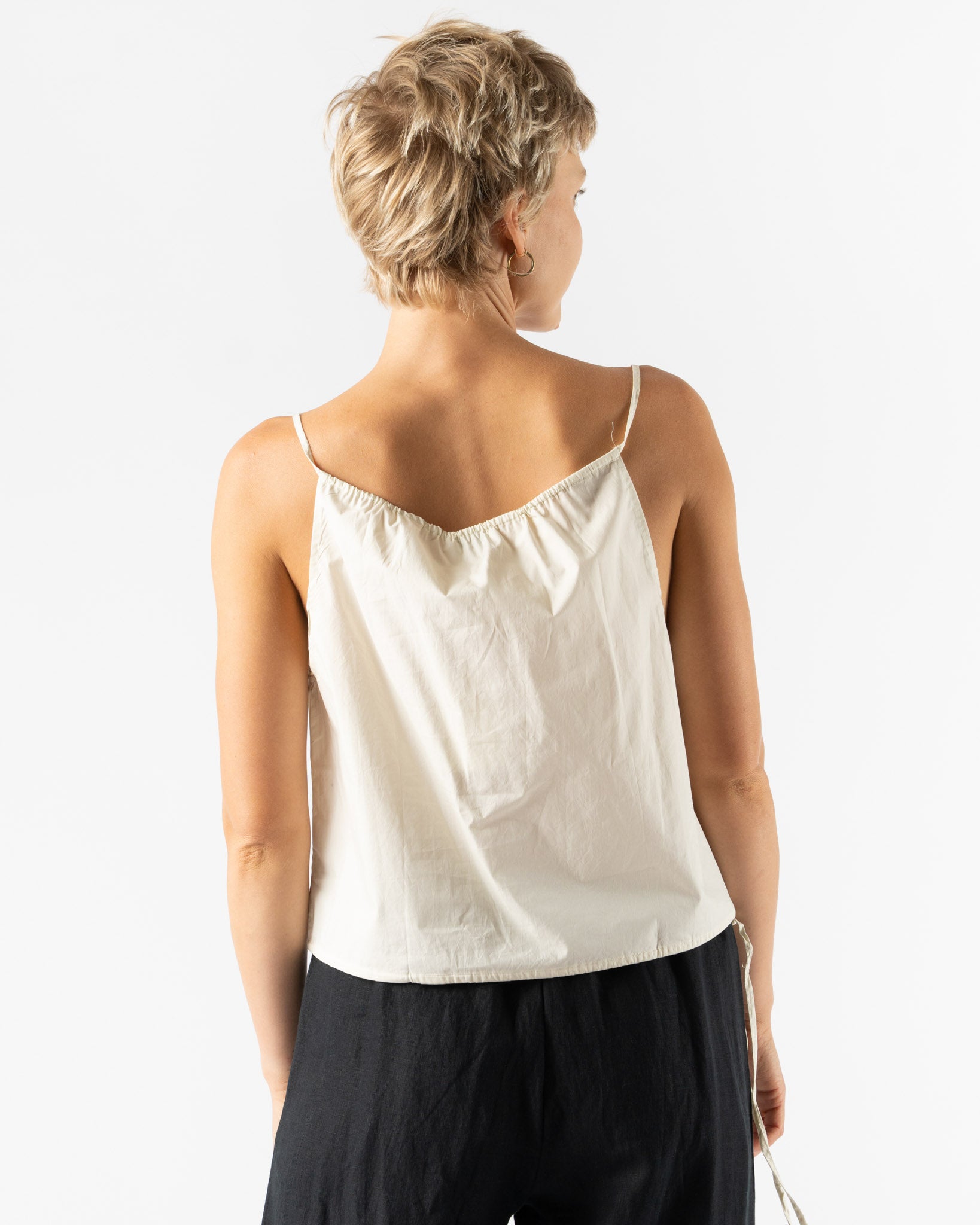 Deiji Studios Simple Top in Butter White